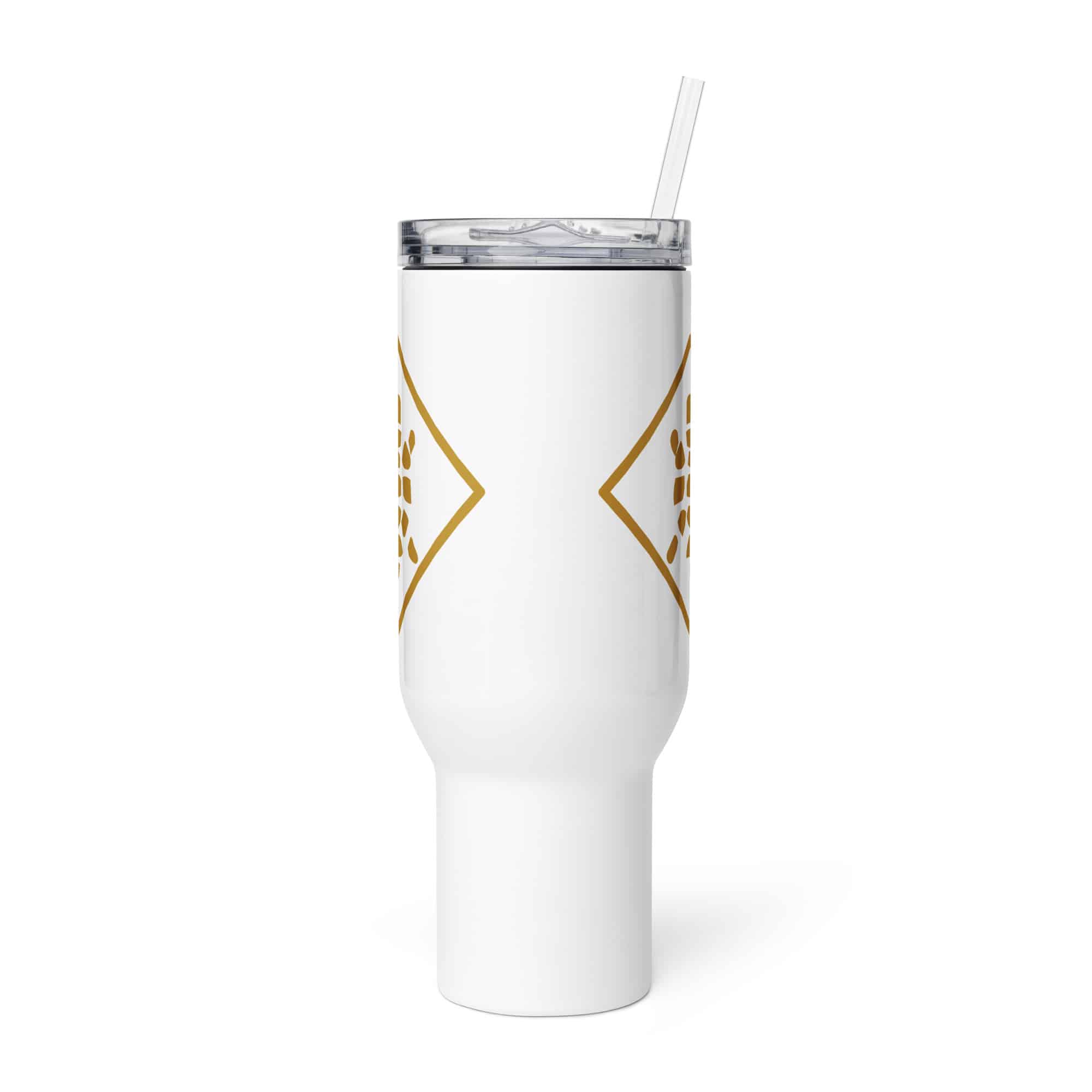Sheltowee Trace Gold Turtle Diamond Travel Mug