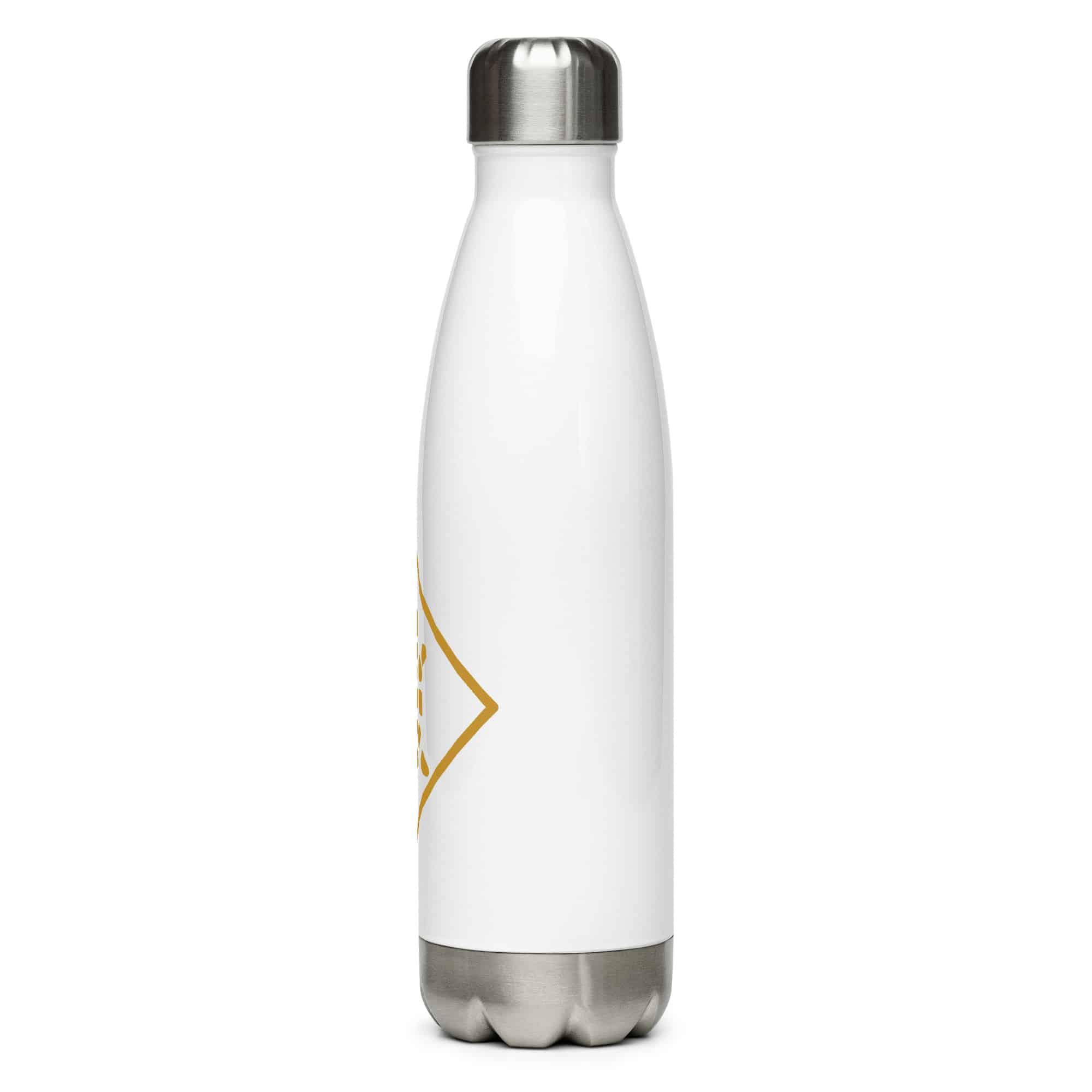 Gold Sheltowee Inspired Turtle Diamond Water Bottle