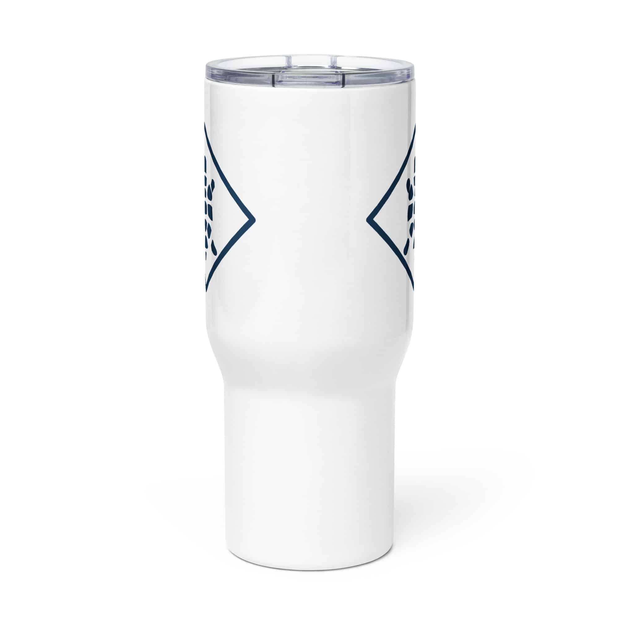 Sheltowee Trace Navy Turtle Diamond Travel Mug