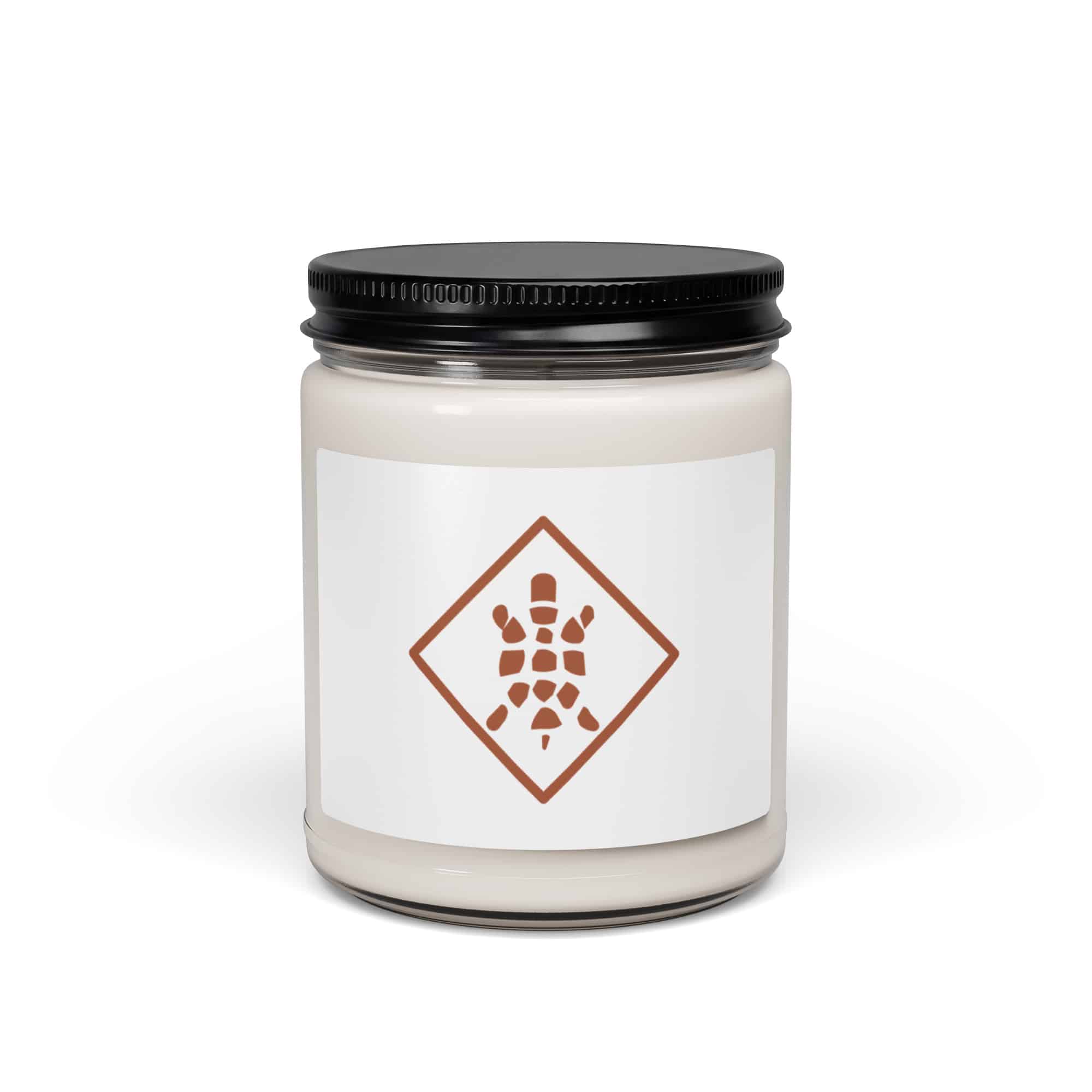 Terracotta Sheltowee Inspired Turtle Diamond Candle