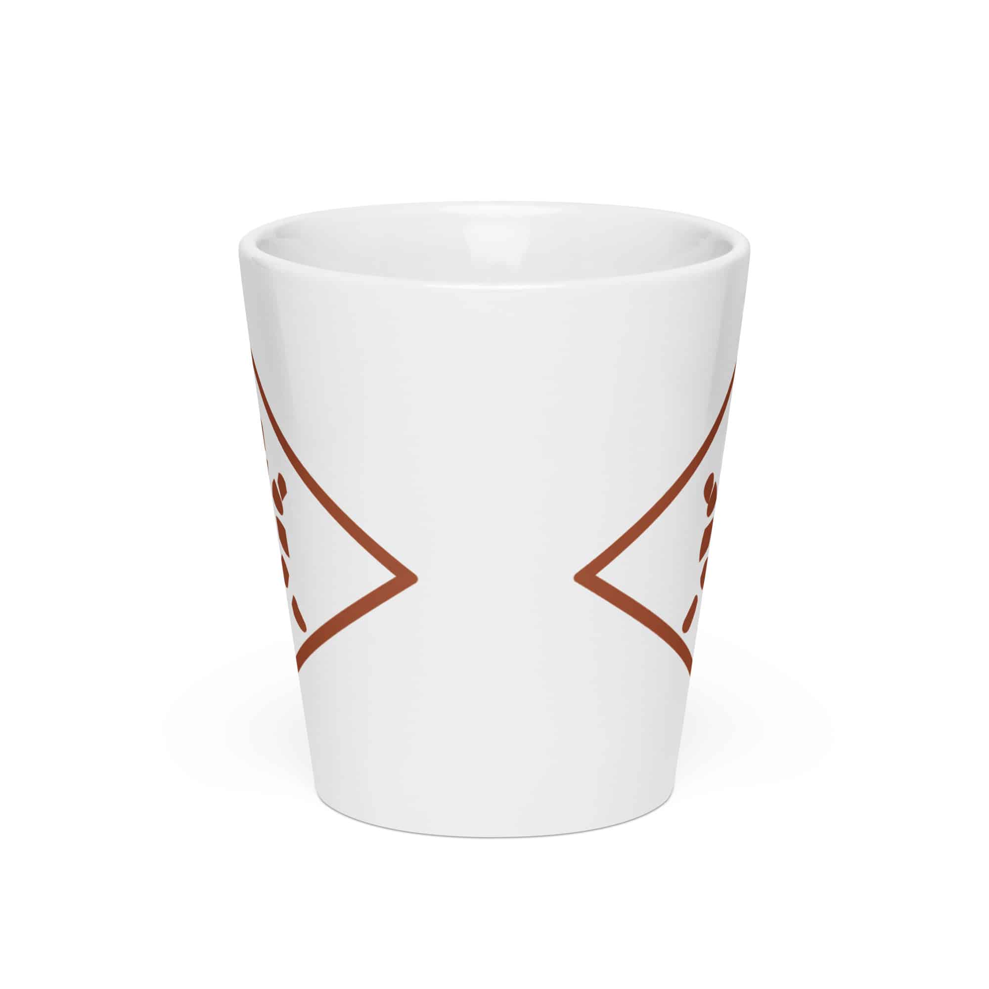 Sheltowee Trace Terracotta Turtle Diamond Latte Mug