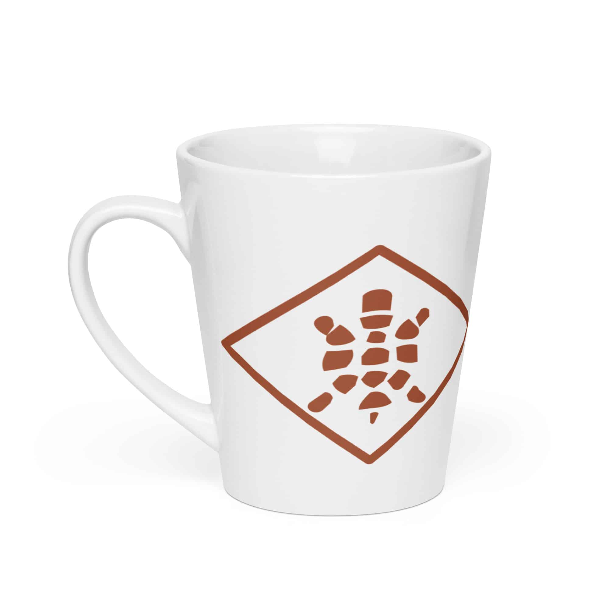 Sheltowee Trace Terracotta Turtle Diamond Latte Mug