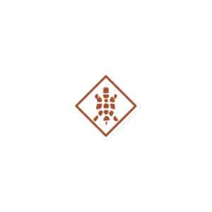 Turtle Diamond Terracotta Die-Cut Magnet - 3″×3″ - Main