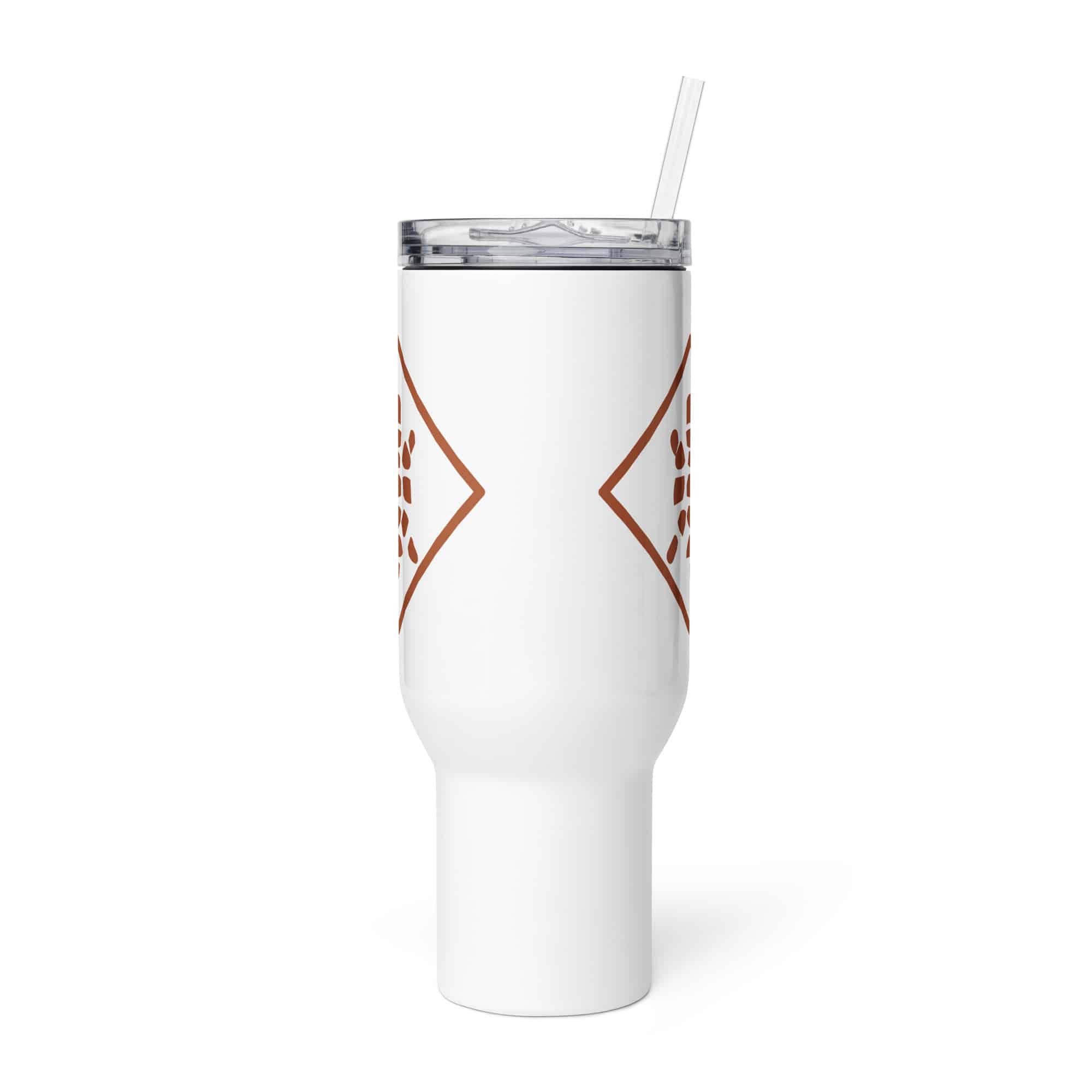 Sheltowee Trace Terracotta Turtle Diamond Travel Mug
