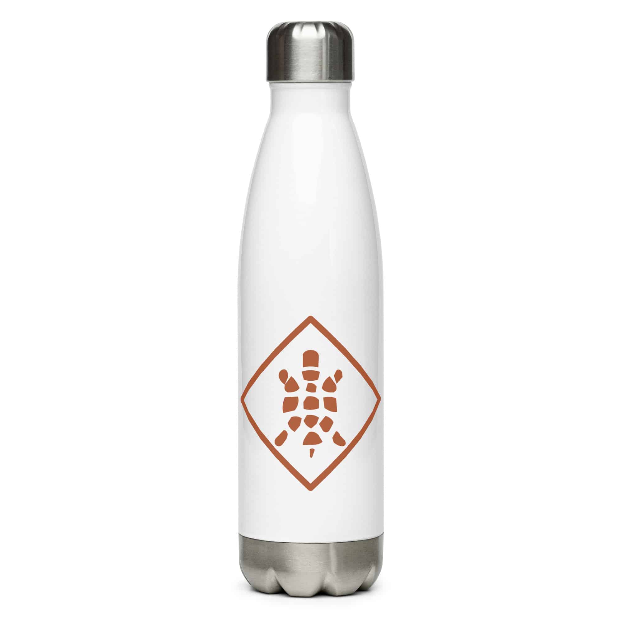 Terracotta Sheltowee Inspired Turtle Diamond Water Bottle