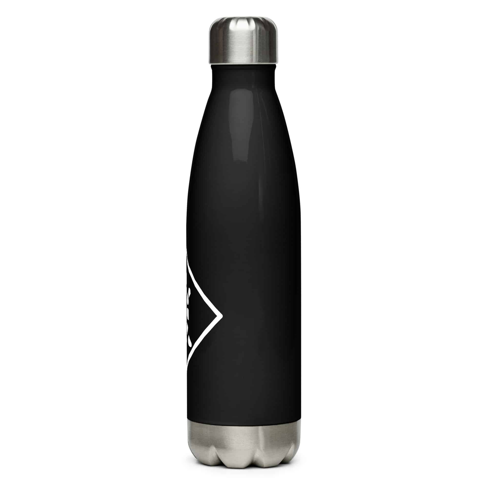 White Sheltowee Inspired Turtle Diamond Water Bottle