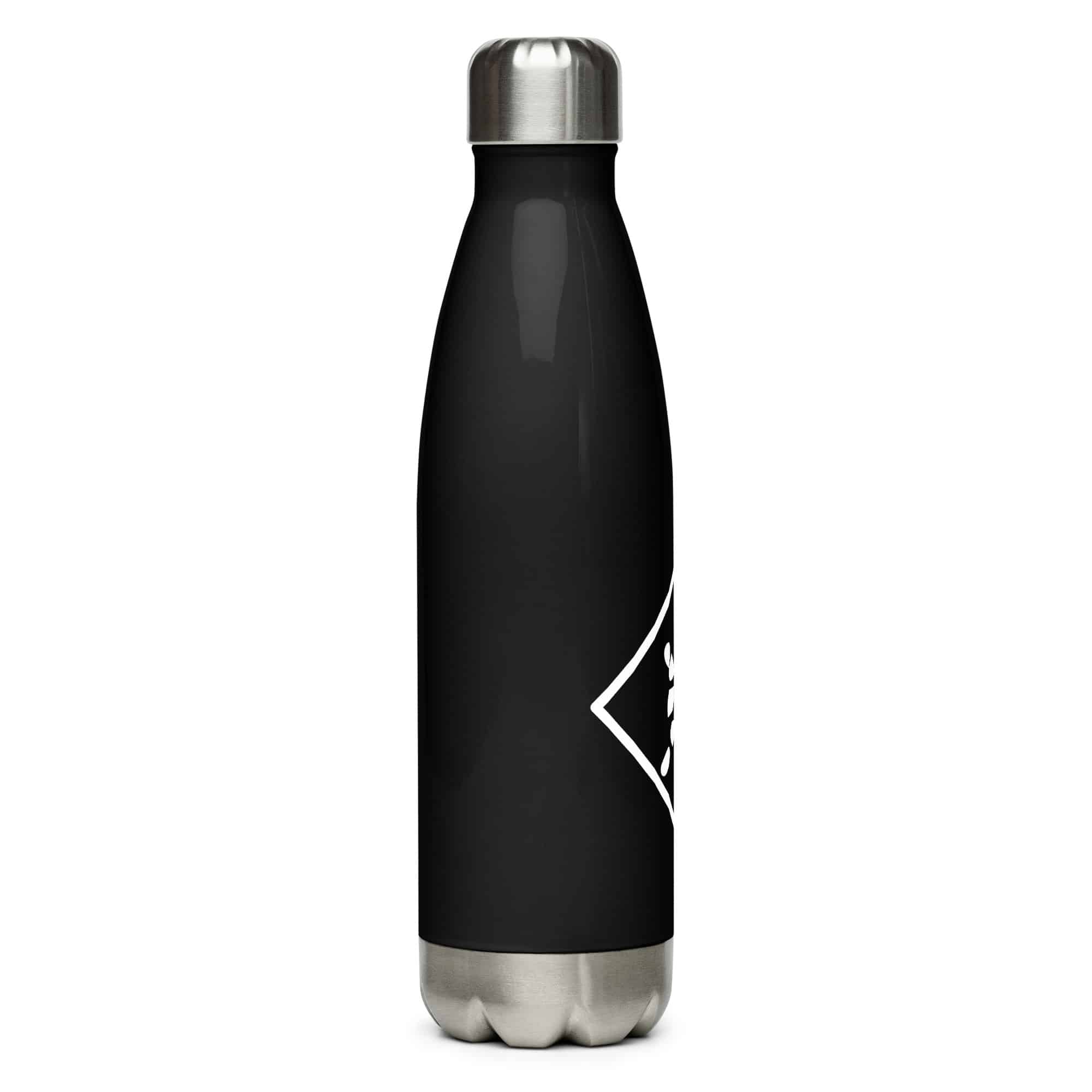 White Sheltowee Inspired Turtle Diamond Water Bottle