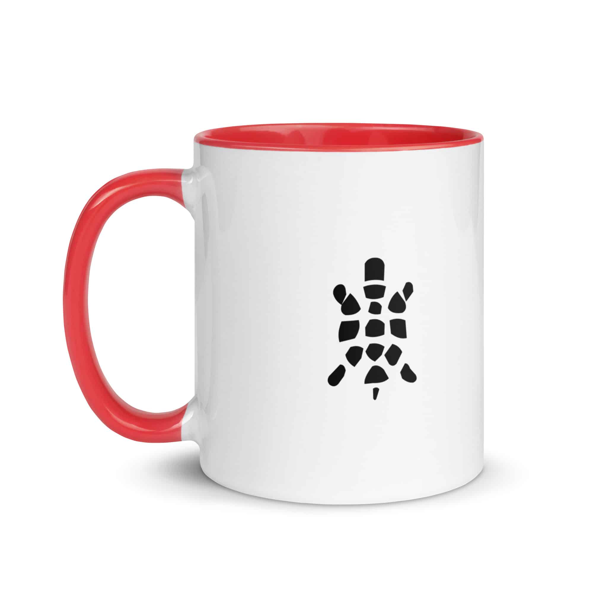 Black Sheltowee Inspired Turtle Icon Color Inside Mug