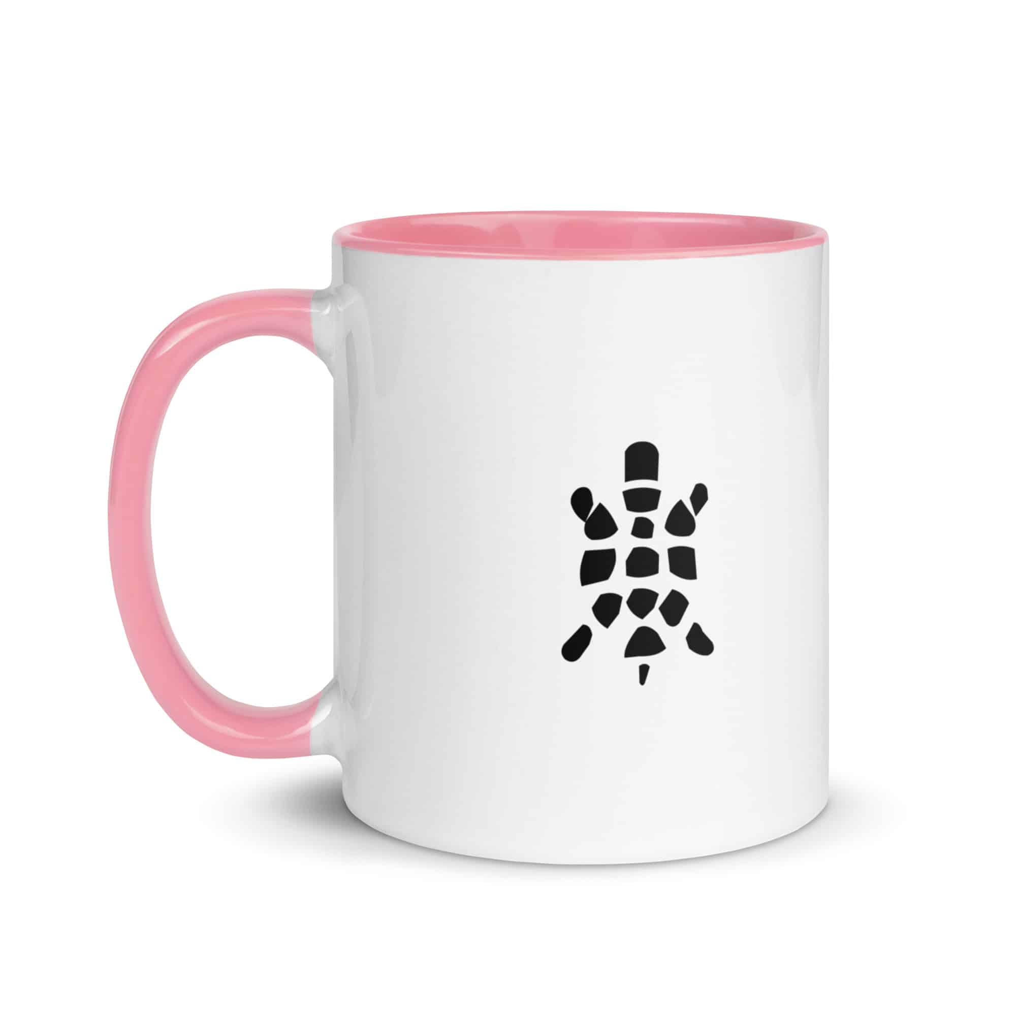 Black Sheltowee Inspired Turtle Icon Color Inside Mug