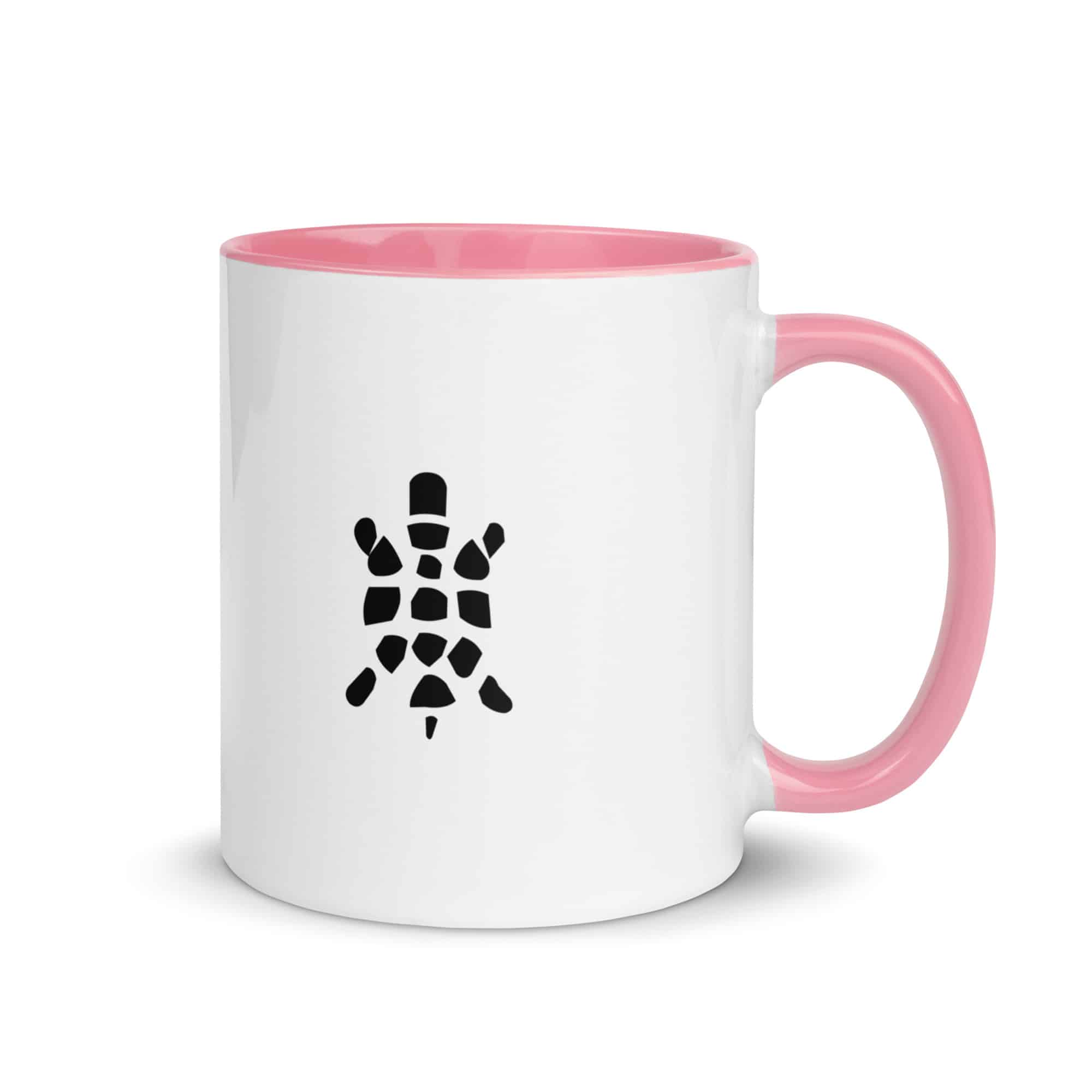 Black Sheltowee Inspired Turtle Icon Color Inside Mug