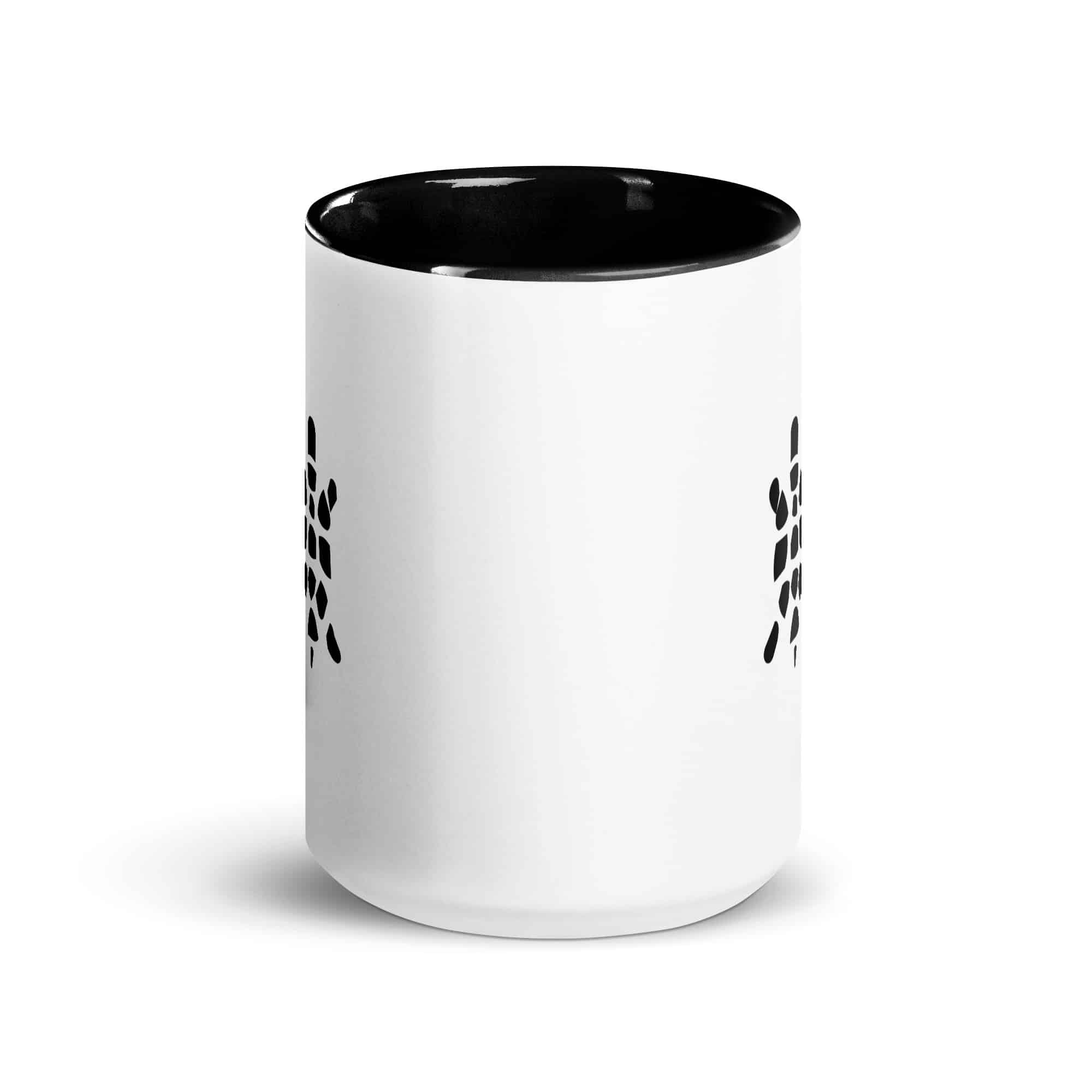 Black Sheltowee Inspired Turtle Icon Color Inside Mug