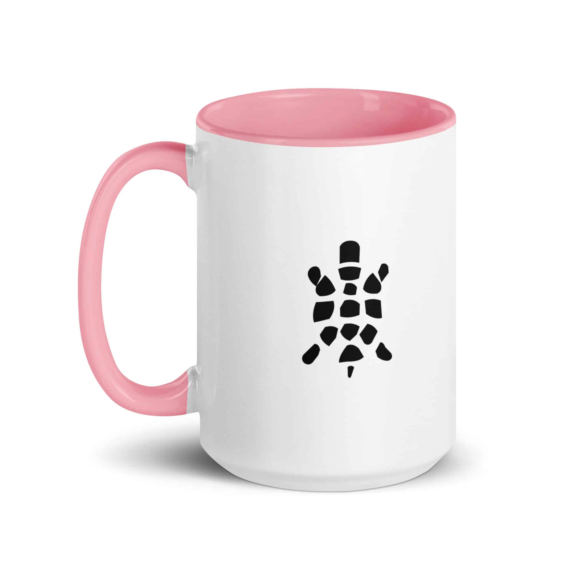 Black Sheltowee Inspired Turtle Icon Color Inside Mug