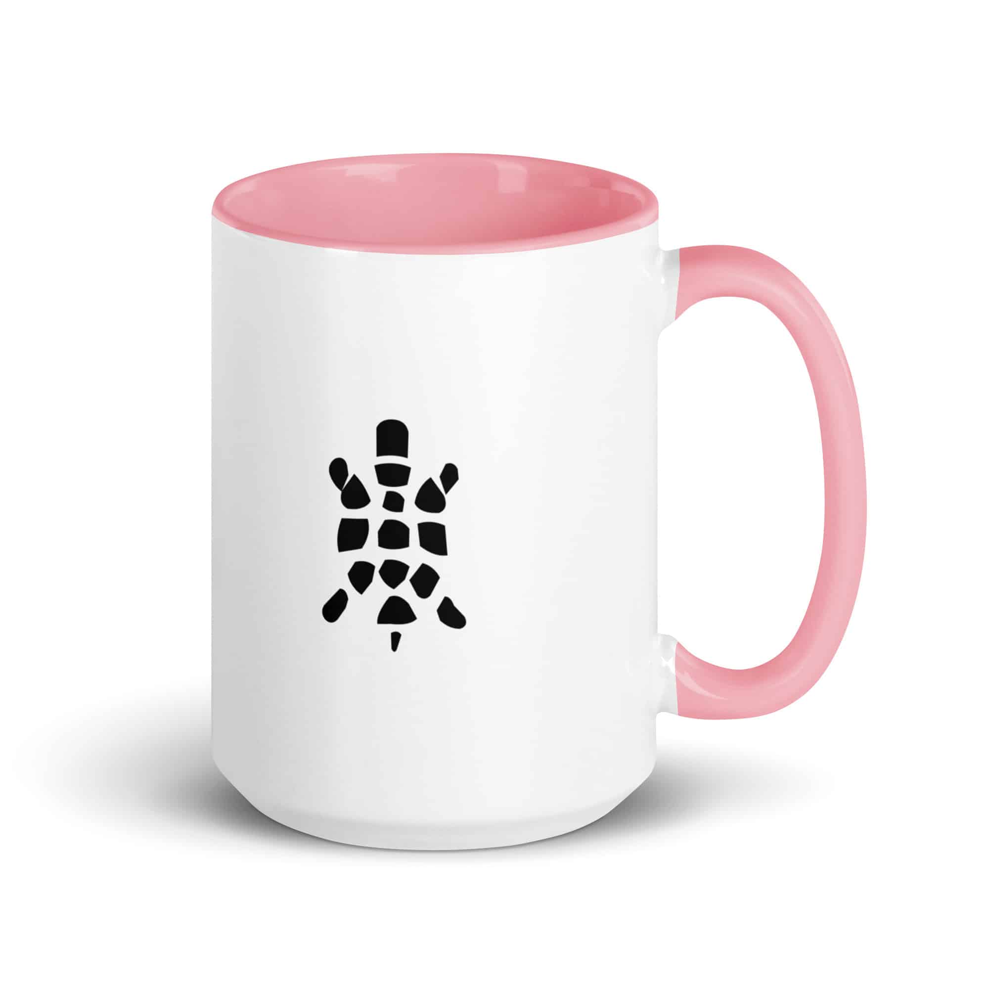 Black Sheltowee Inspired Turtle Icon Color Inside Mug
