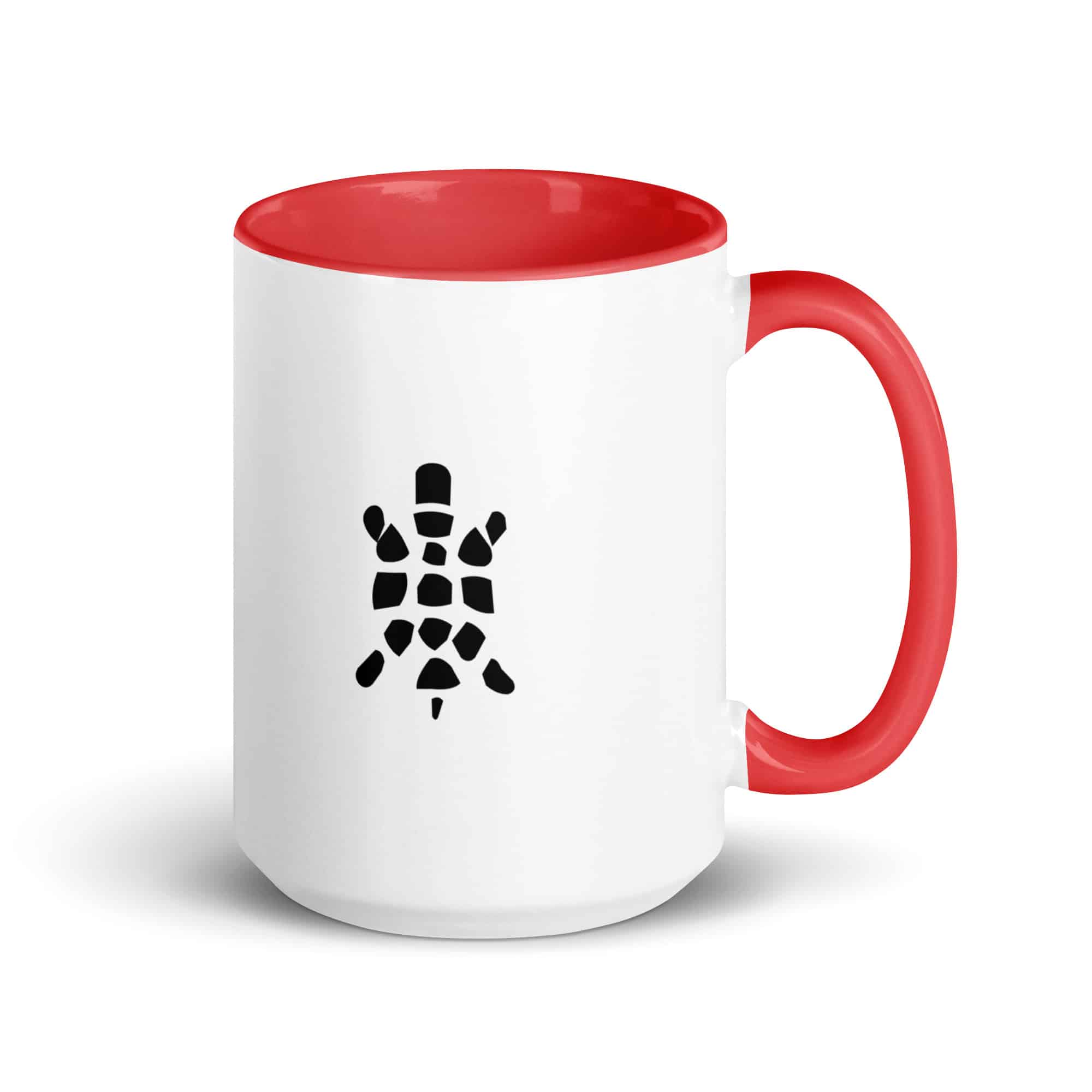 Black Sheltowee Inspired Turtle Icon Color Inside Mug