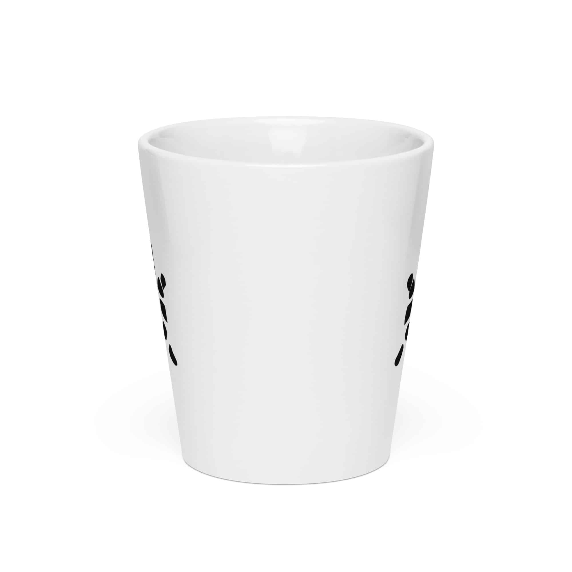Sheltowee Trace Black Turtle Icon Latte Mug