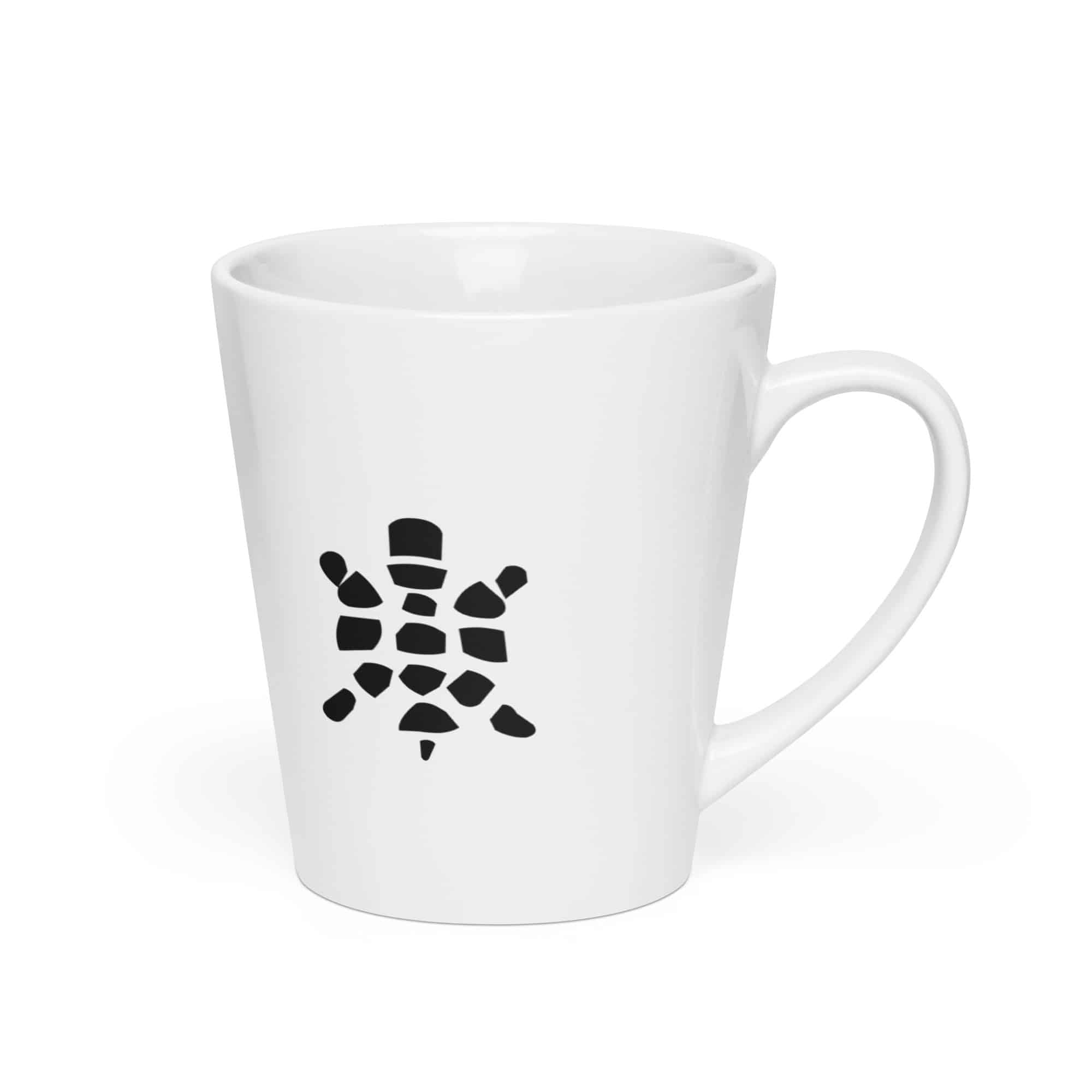 Sheltowee Trace Black Turtle Icon Latte Mug