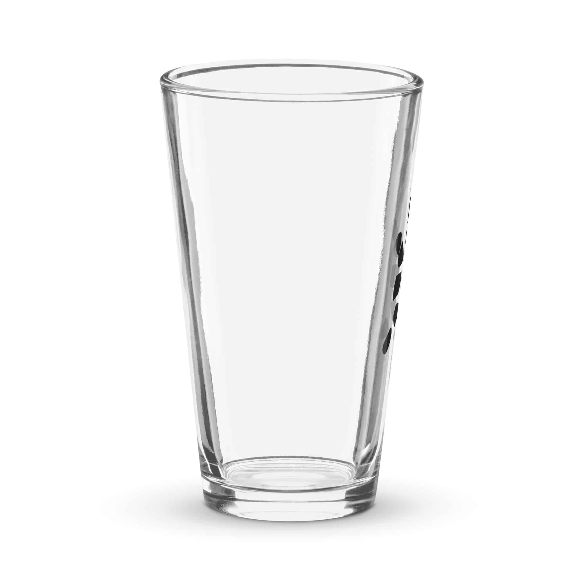 Black Sheltowee Inspired Turtle Icon Pint Glass