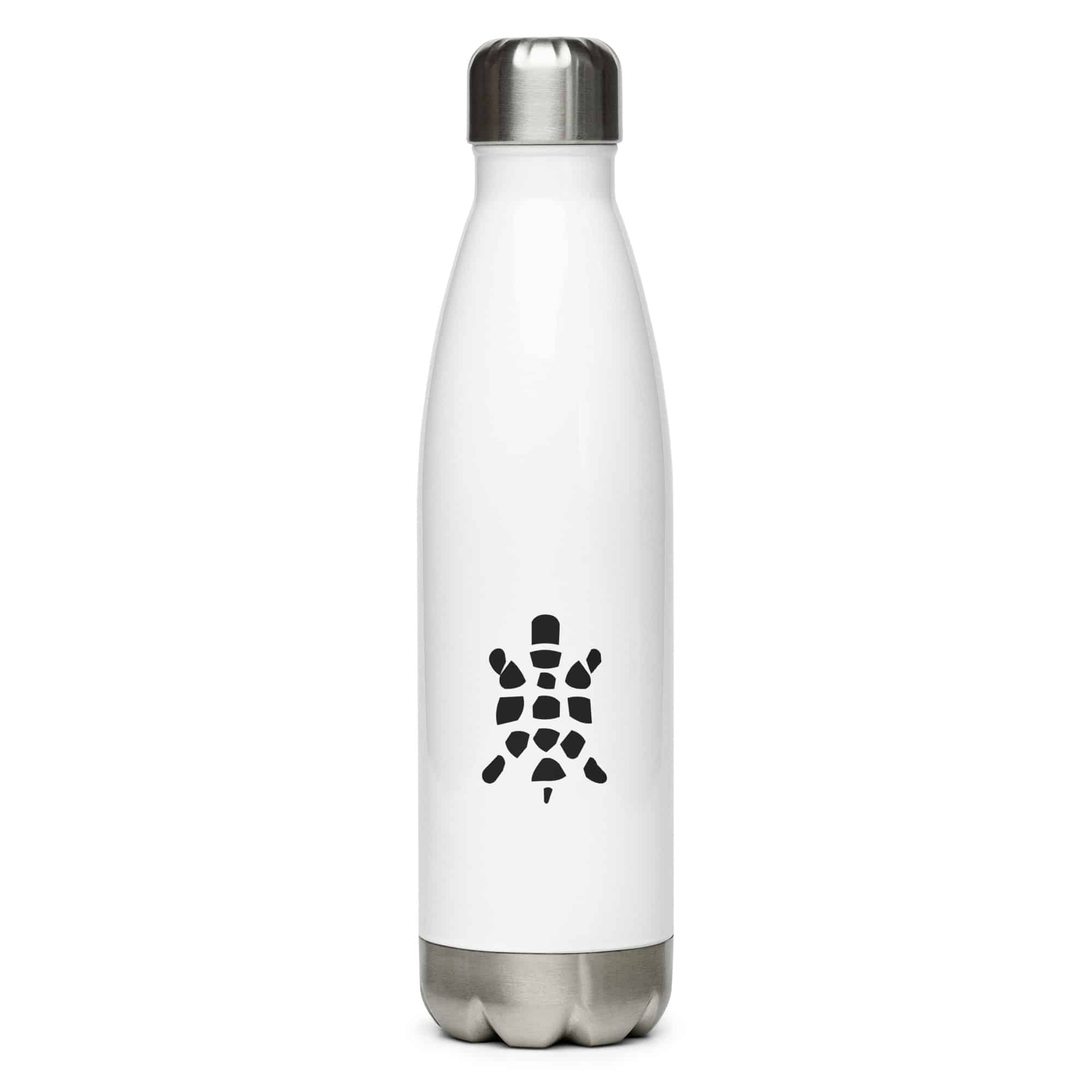 Black Sheltowee Inspired Turtle Icon Water Bottle