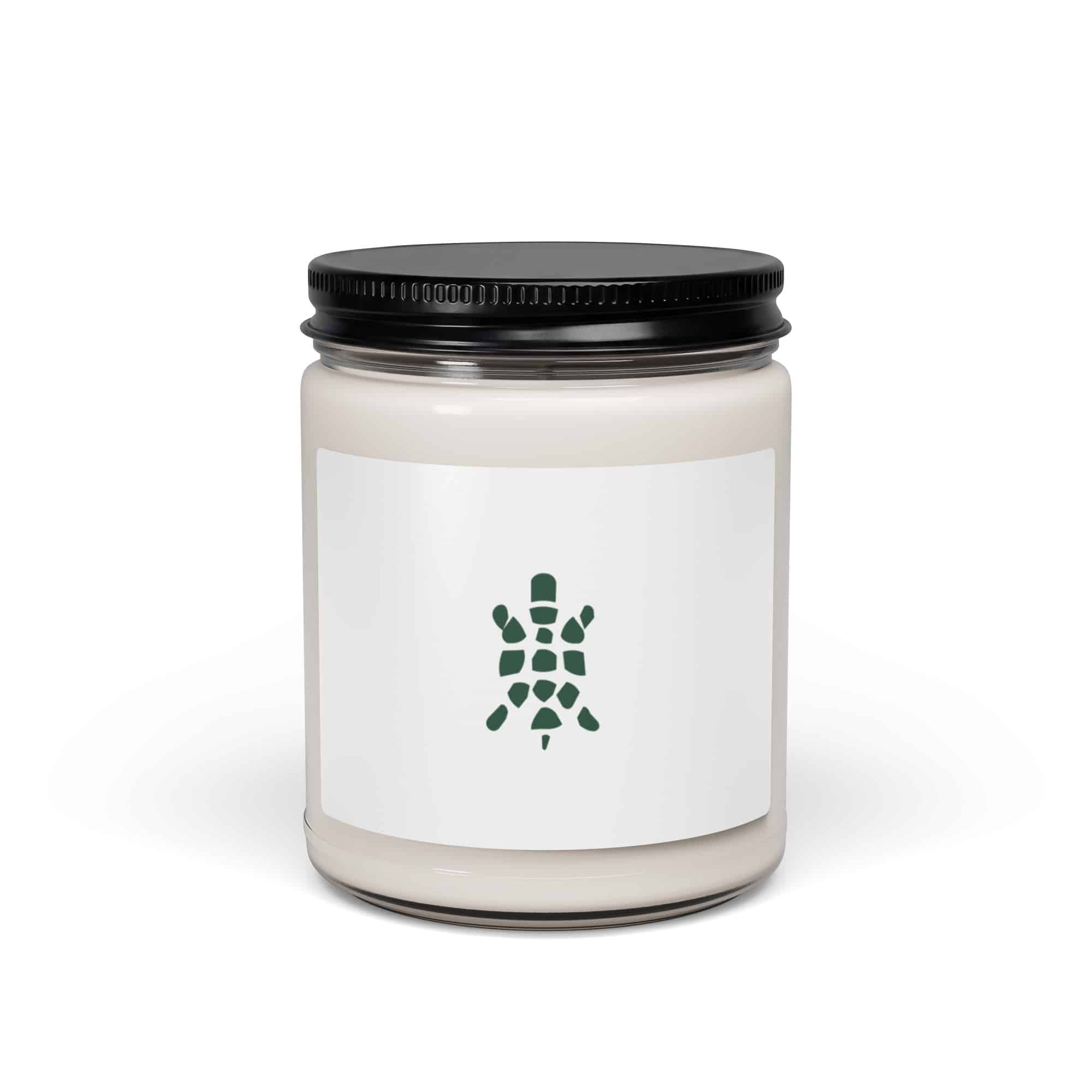 Forest Green Sheltowee Inspired Turtle Icon Candle