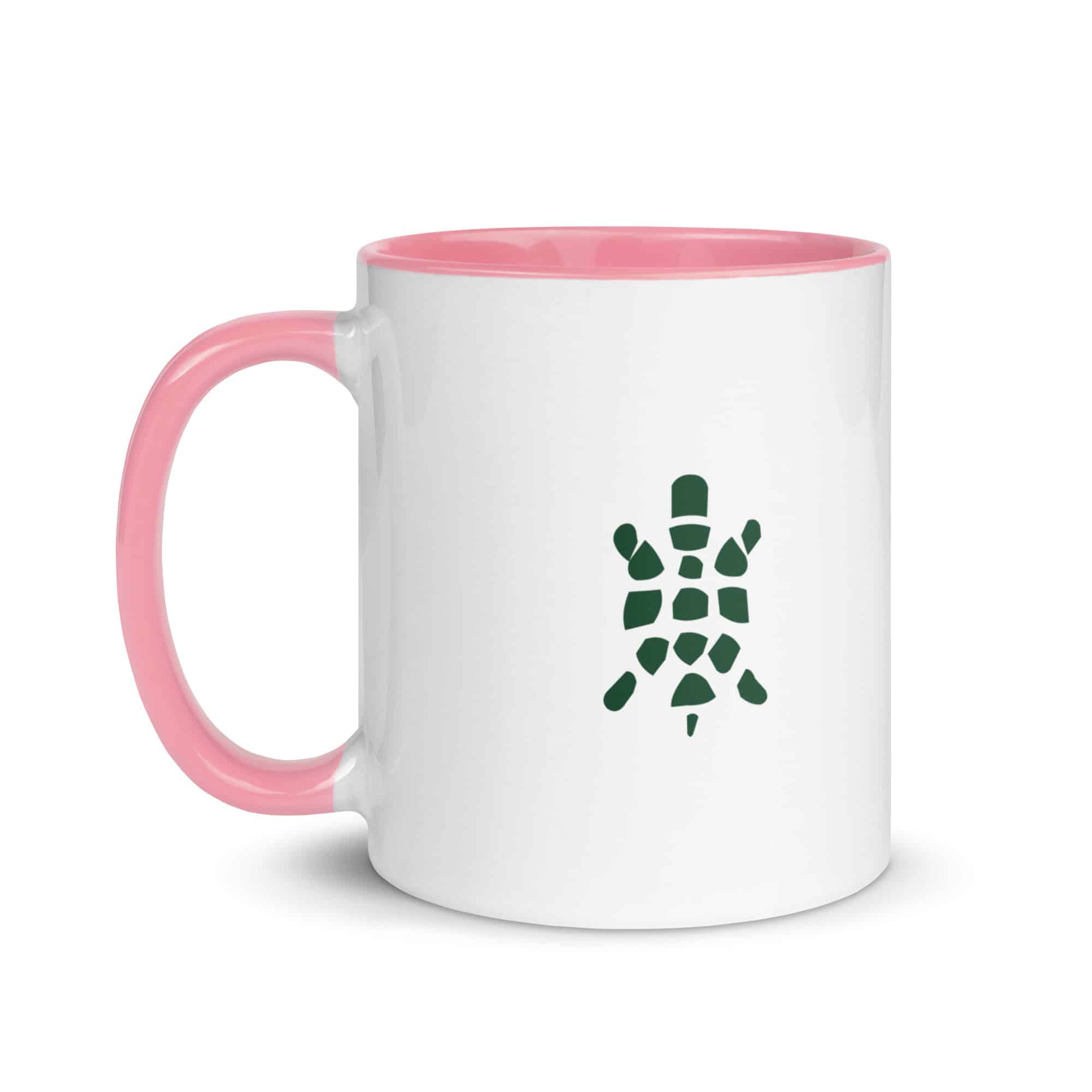 Forest Green Sheltowee Inspired Turtle Icon Color Inside Mug