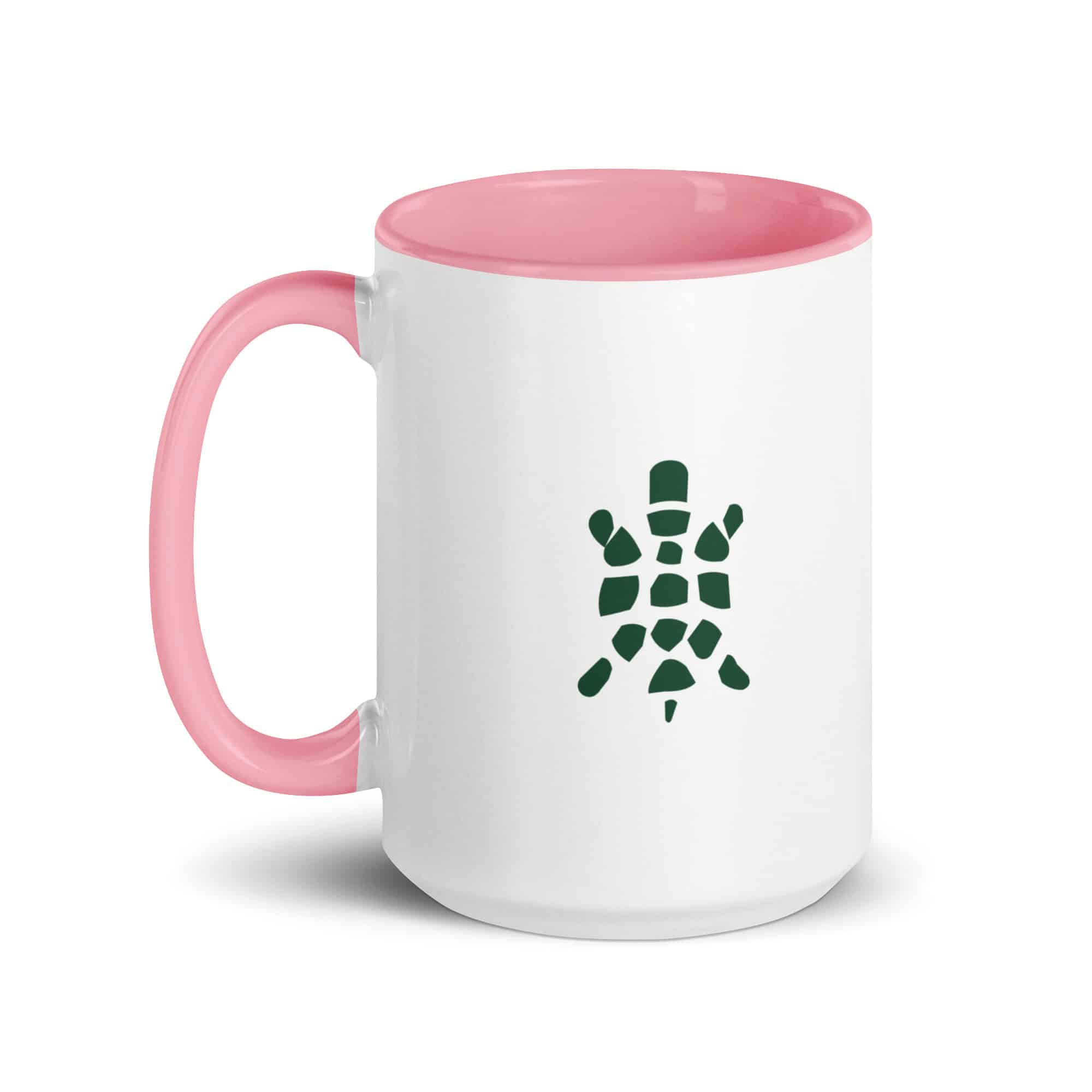 Forest Green Sheltowee Inspired Turtle Icon Color Inside Mug