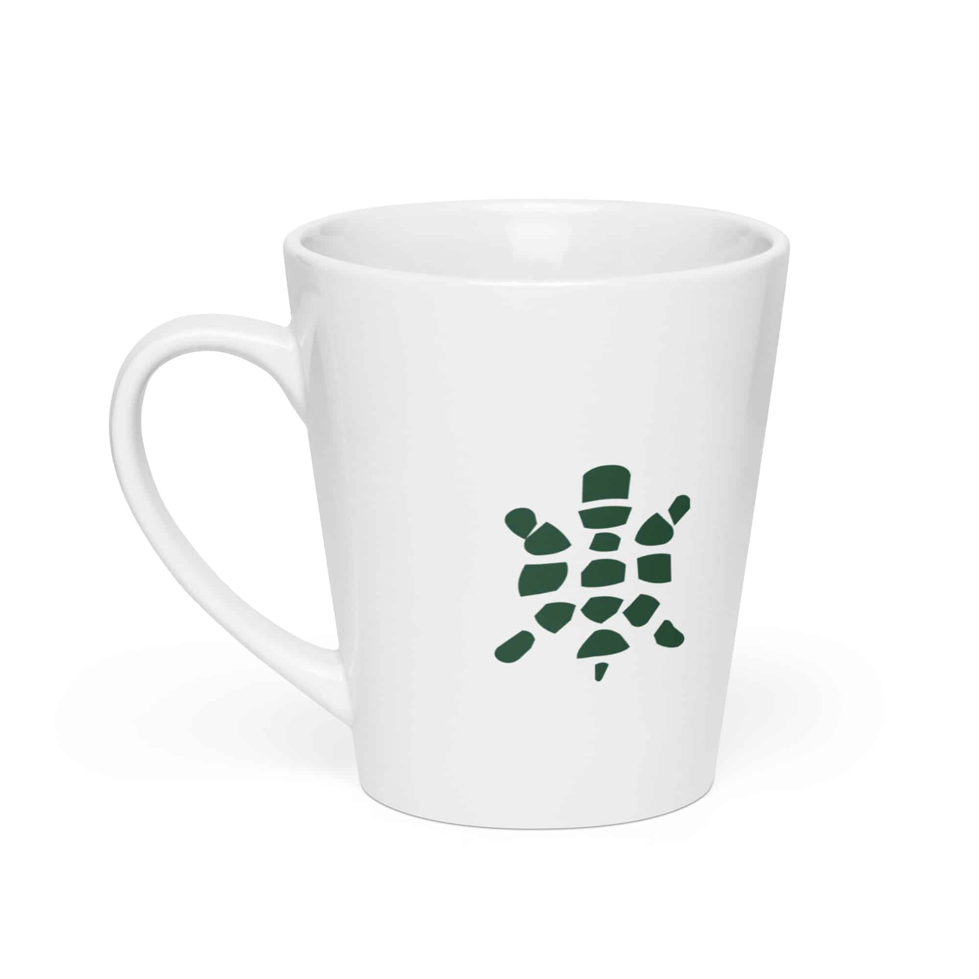 Sheltowee Trace Forest Green Turtle Icon Latte Mug
