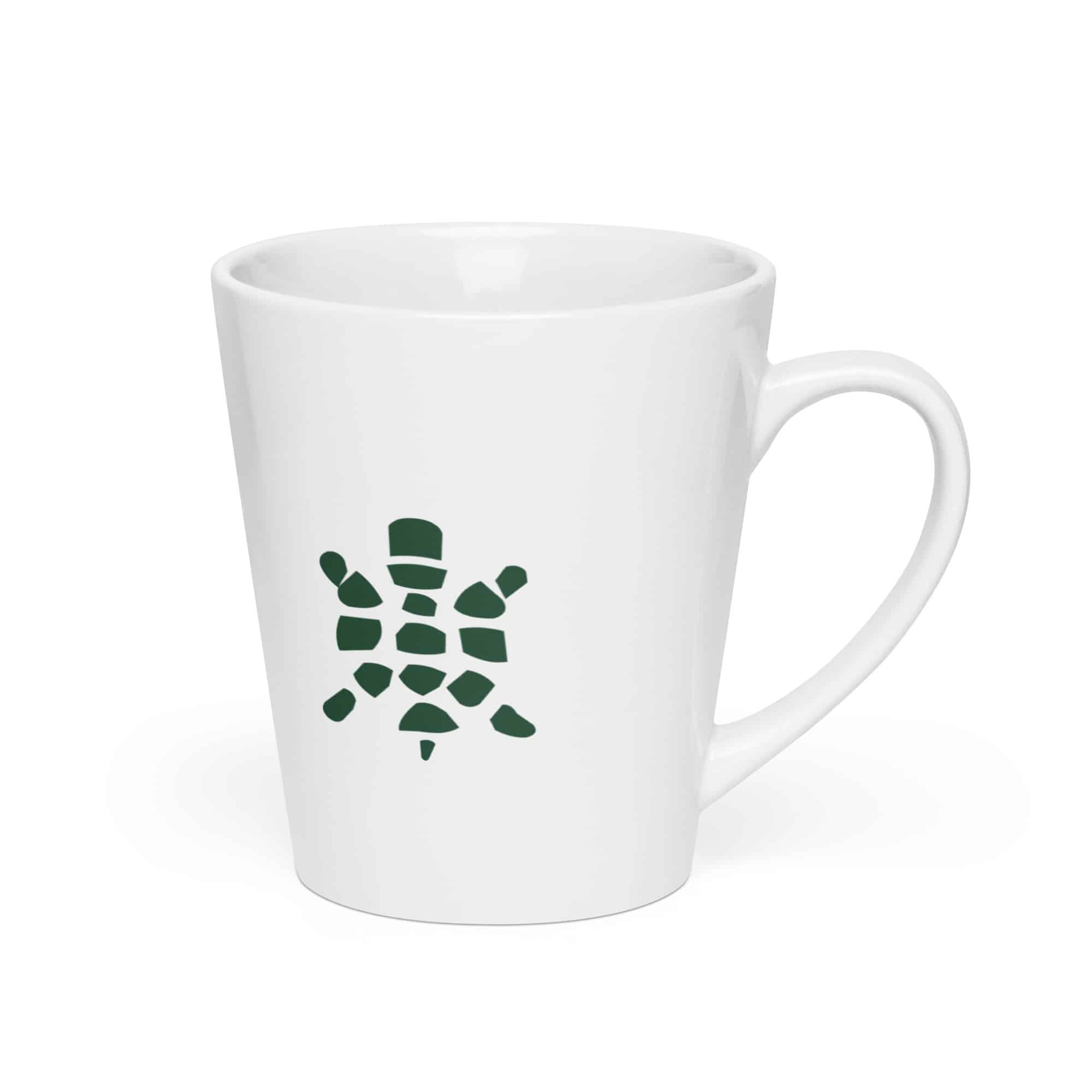 Sheltowee Trace Forest Green Turtle Icon Latte Mug