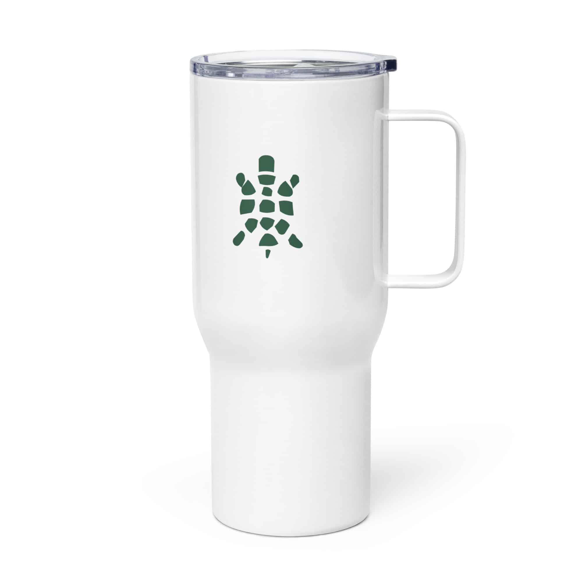 Sheltowee Trace Forest Green Turtle Icon Travel Mug