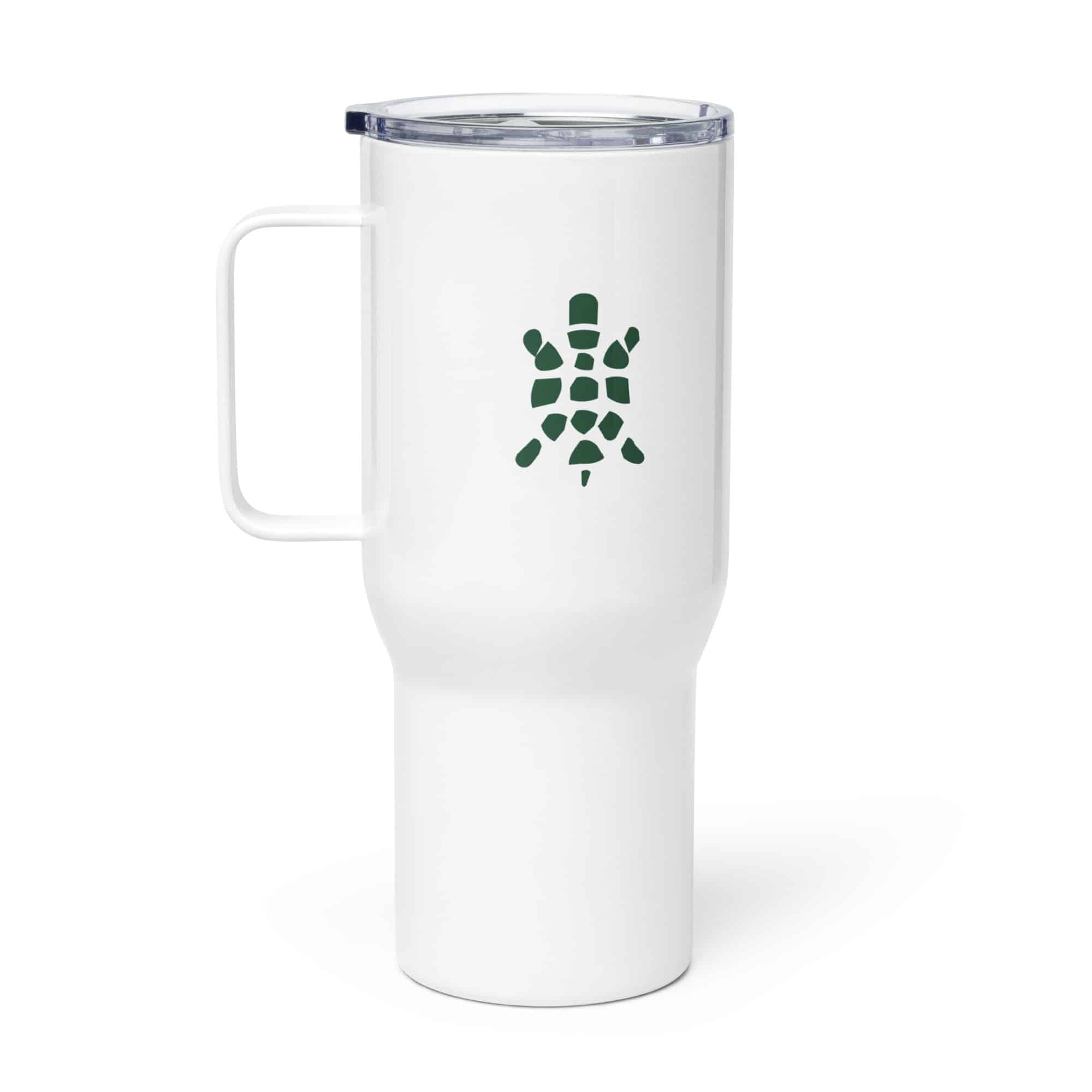 Sheltowee Trace Forest Green Turtle Icon Travel Mug