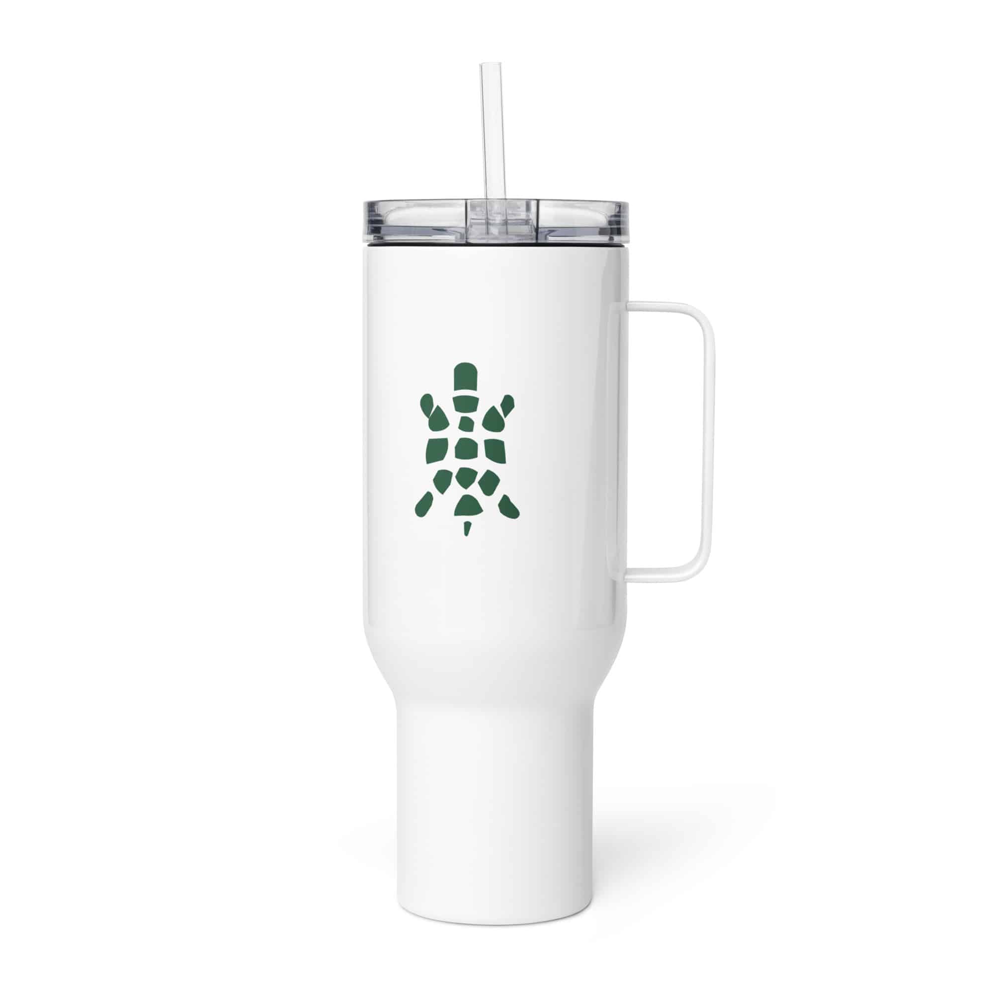 Sheltowee Trace Forest Green Turtle Icon Travel Mug