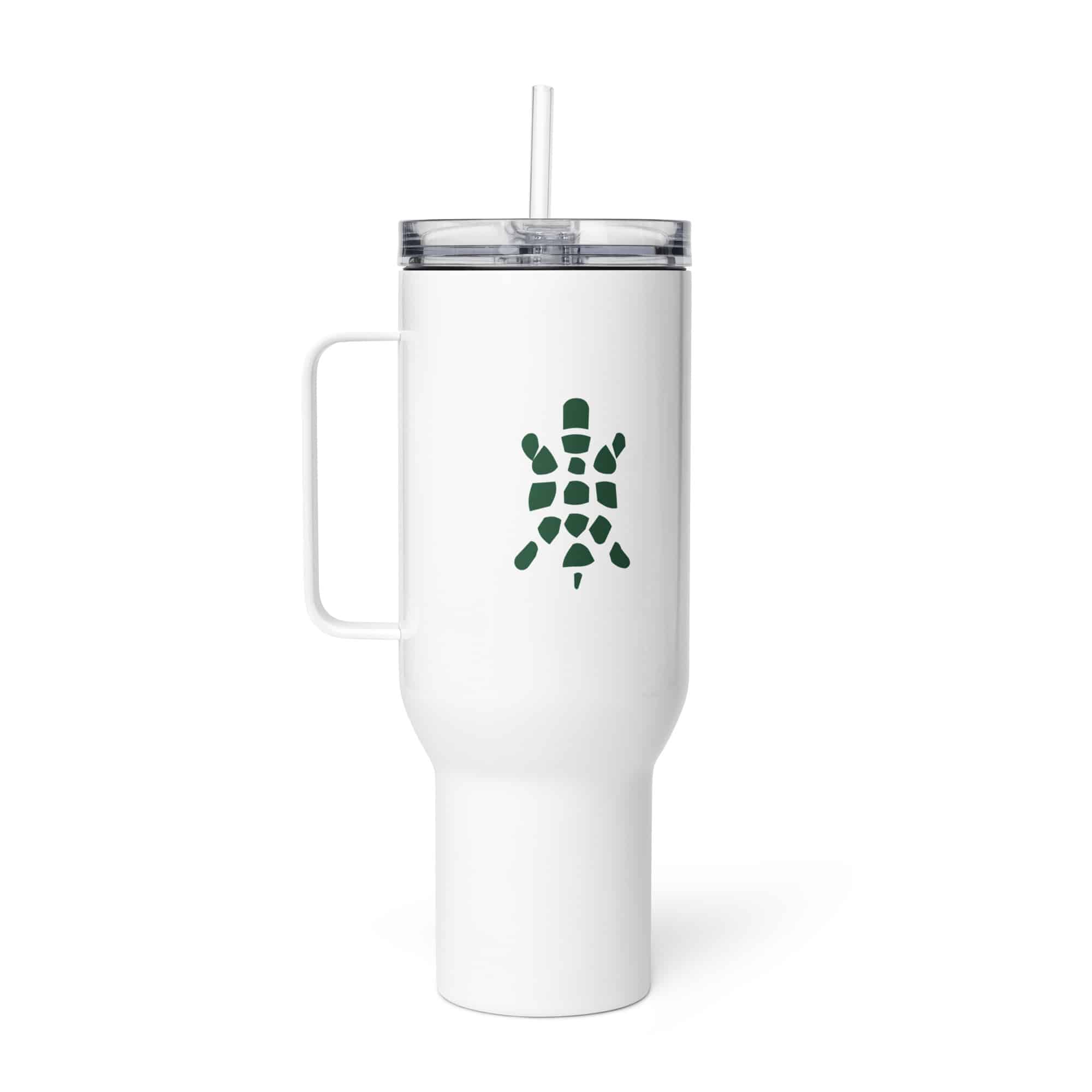 Sheltowee Trace Forest Green Turtle Icon Travel Mug