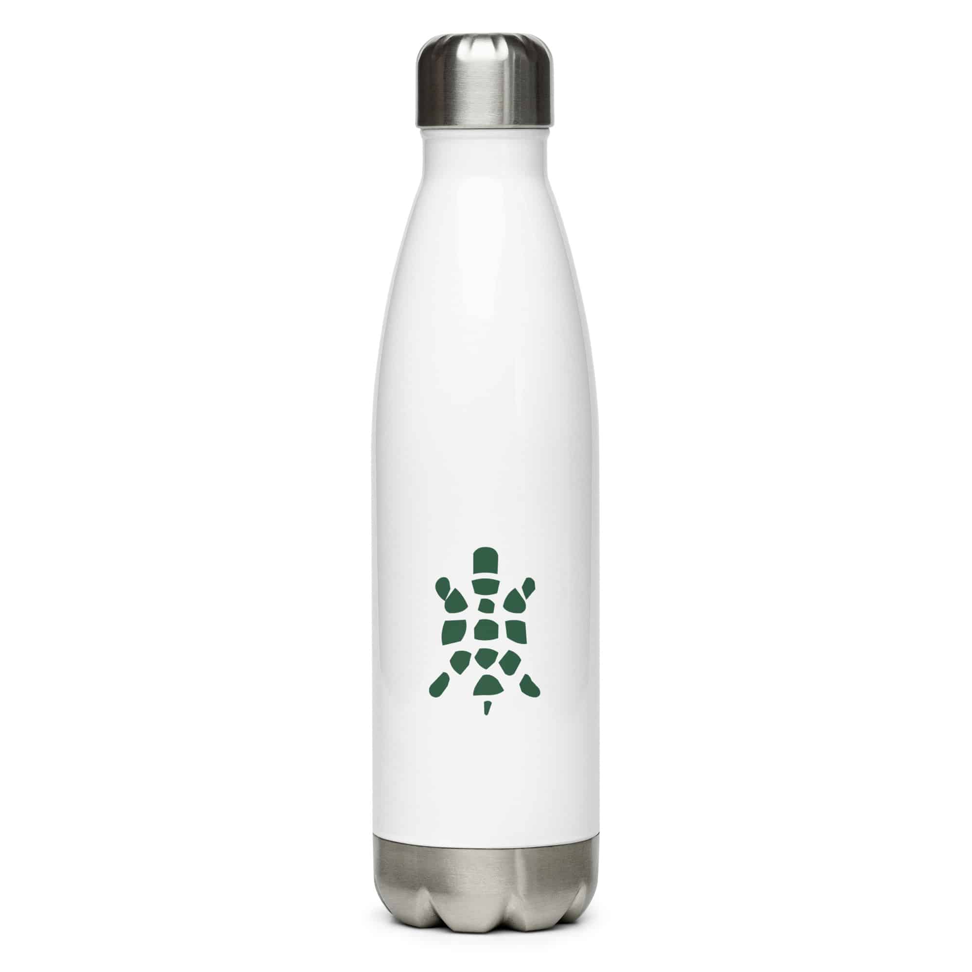 Forest Green Sheltowee Inspired Turtle Icon Water Bottle
