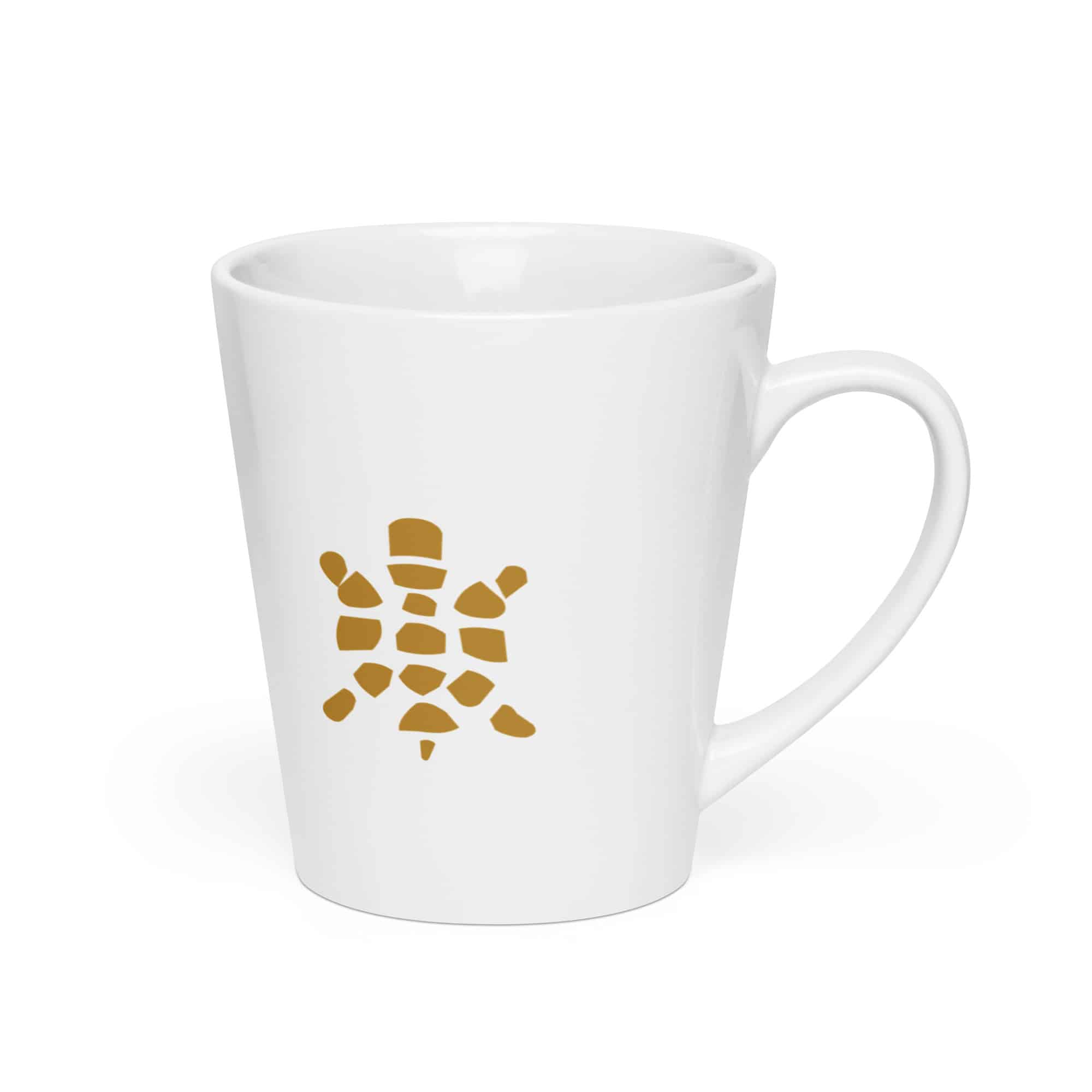 Sheltowee Trace Gold Turtle Icon Latte Mug