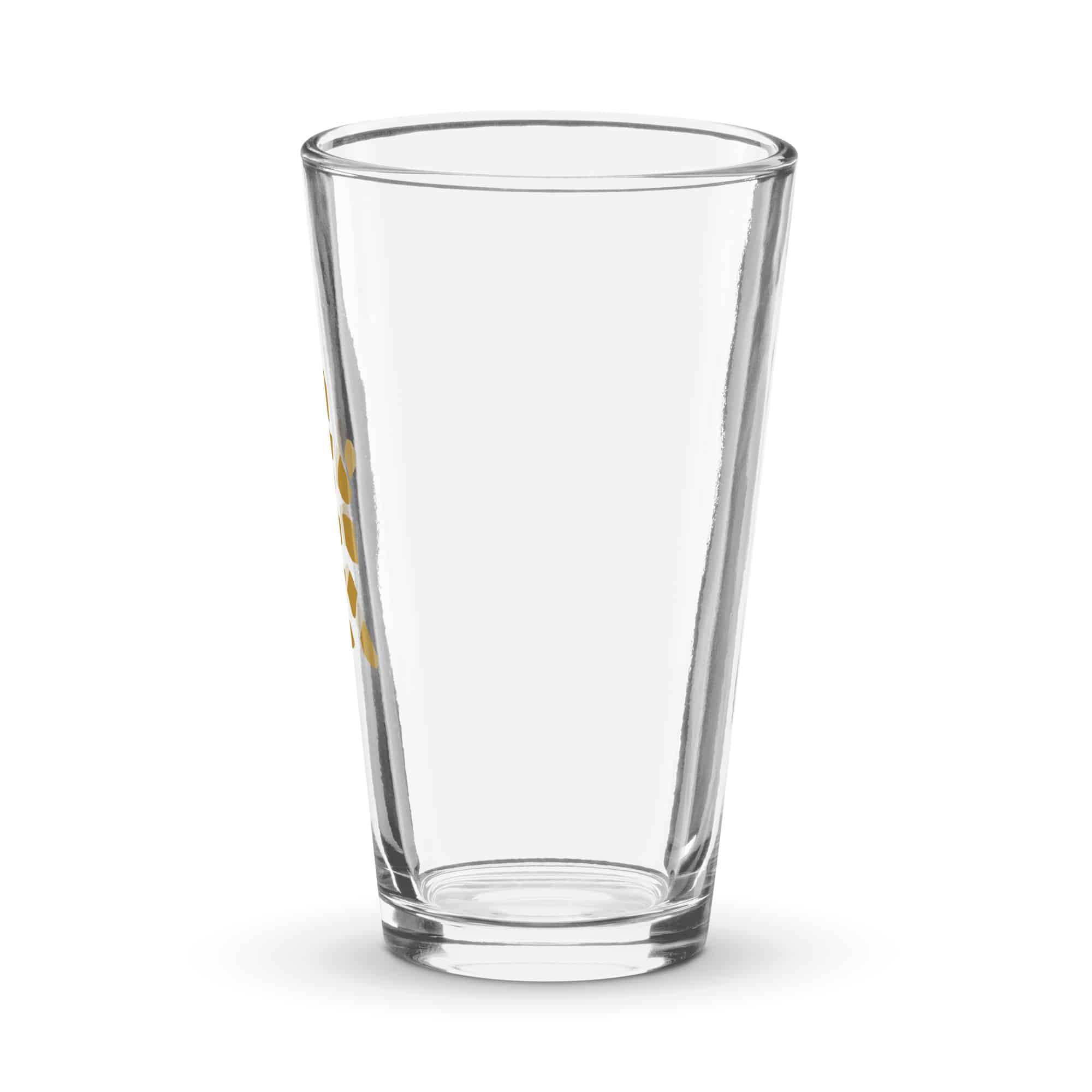 Gold Sheltowee Inspired Turtle Icon Pint Glass