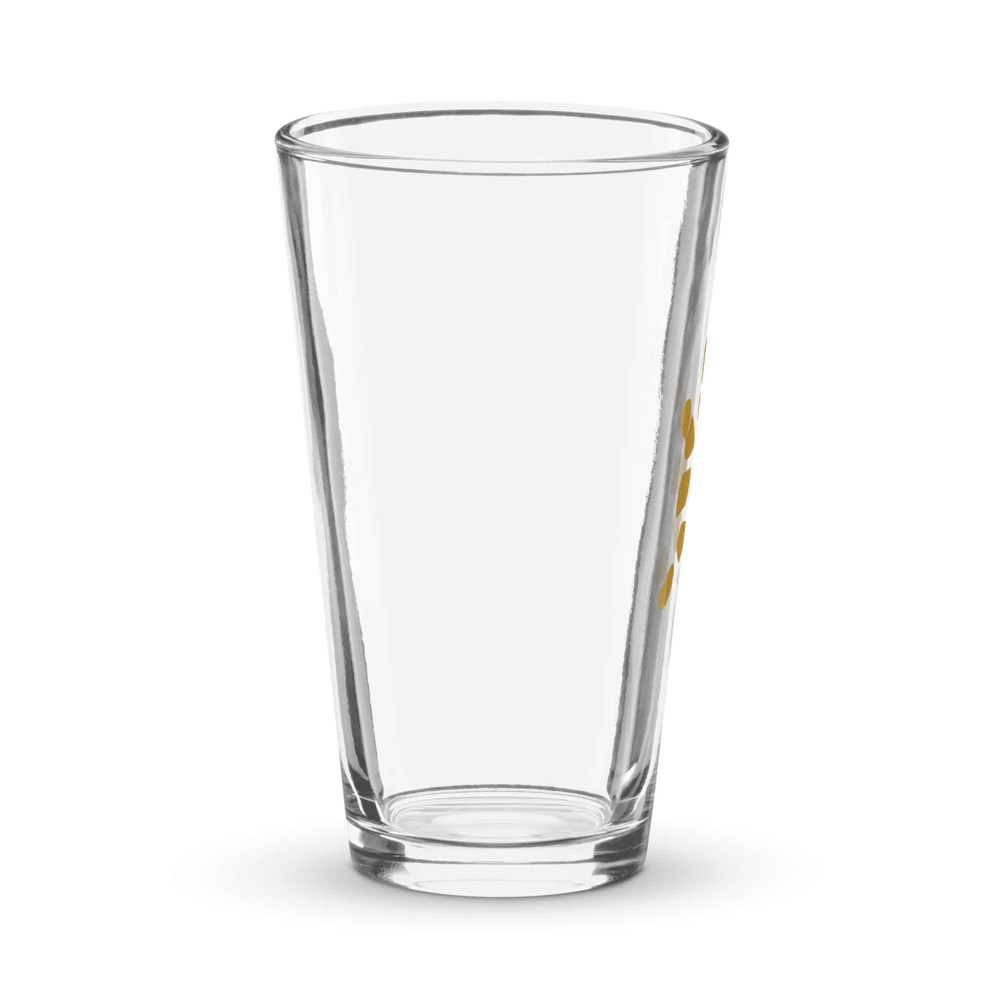 Gold Sheltowee Inspired Turtle Icon Pint Glass