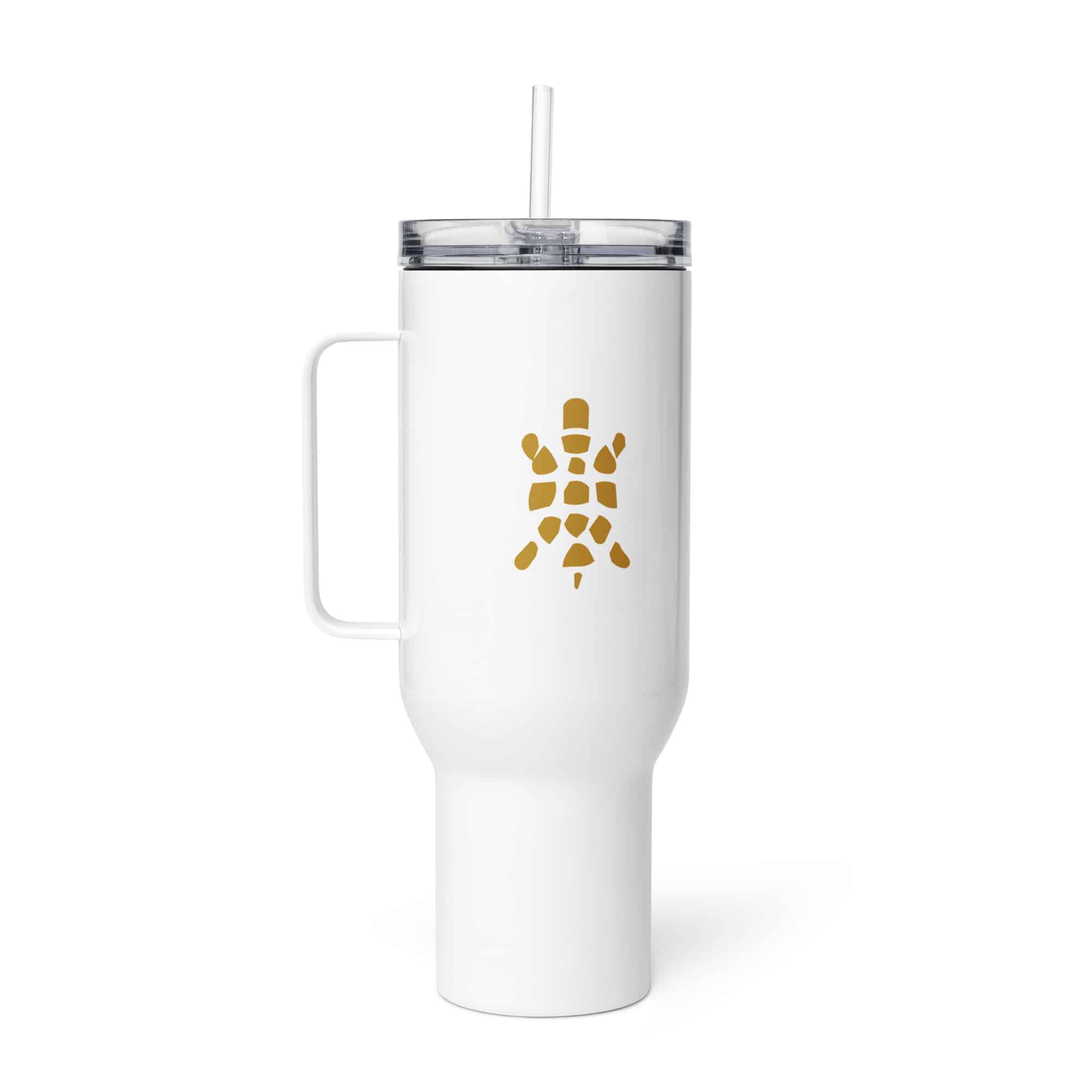 Sheltowee Trace Gold Turtle Icon Travel Mug