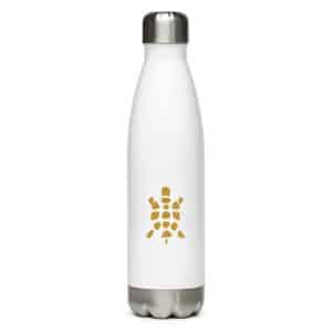 Turtle Icon Gold Stainless Steel Water Bottle - 17 oz - Main