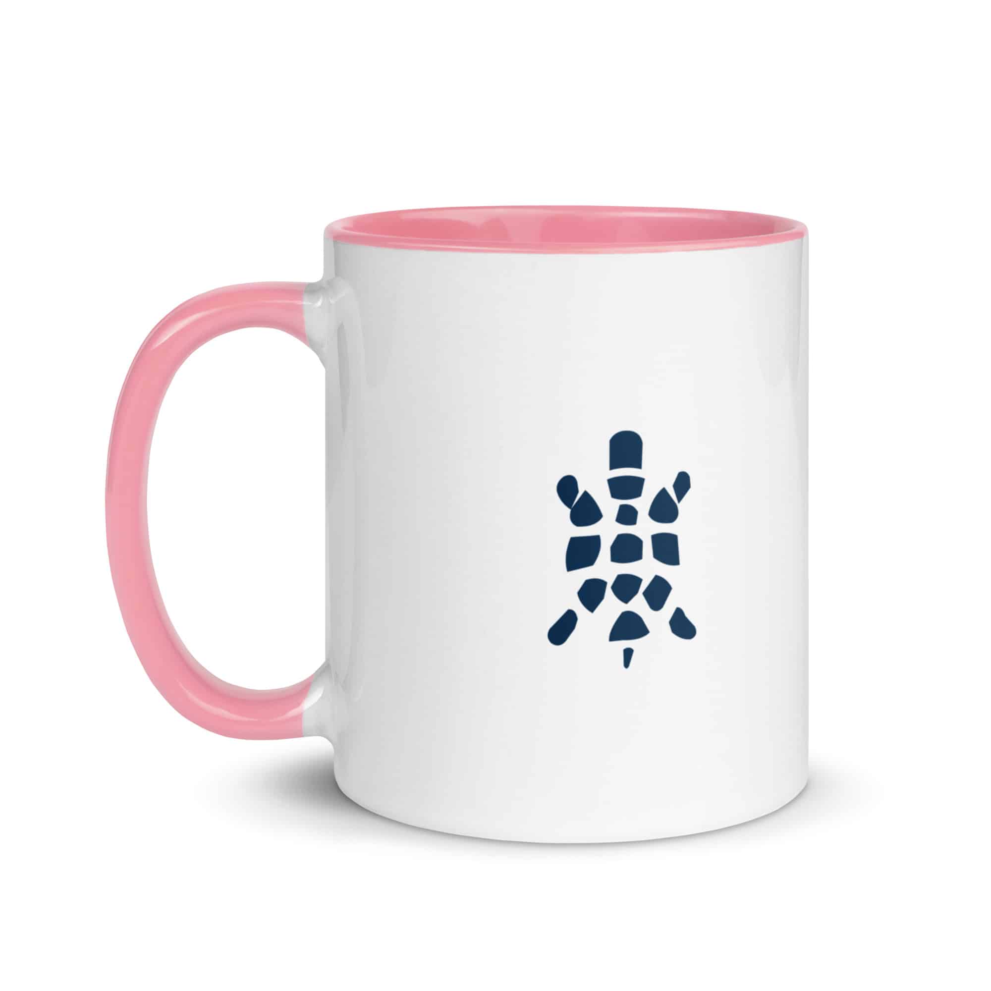 Navy Sheltowee Inspired Turtle Icon Color Inside Mug