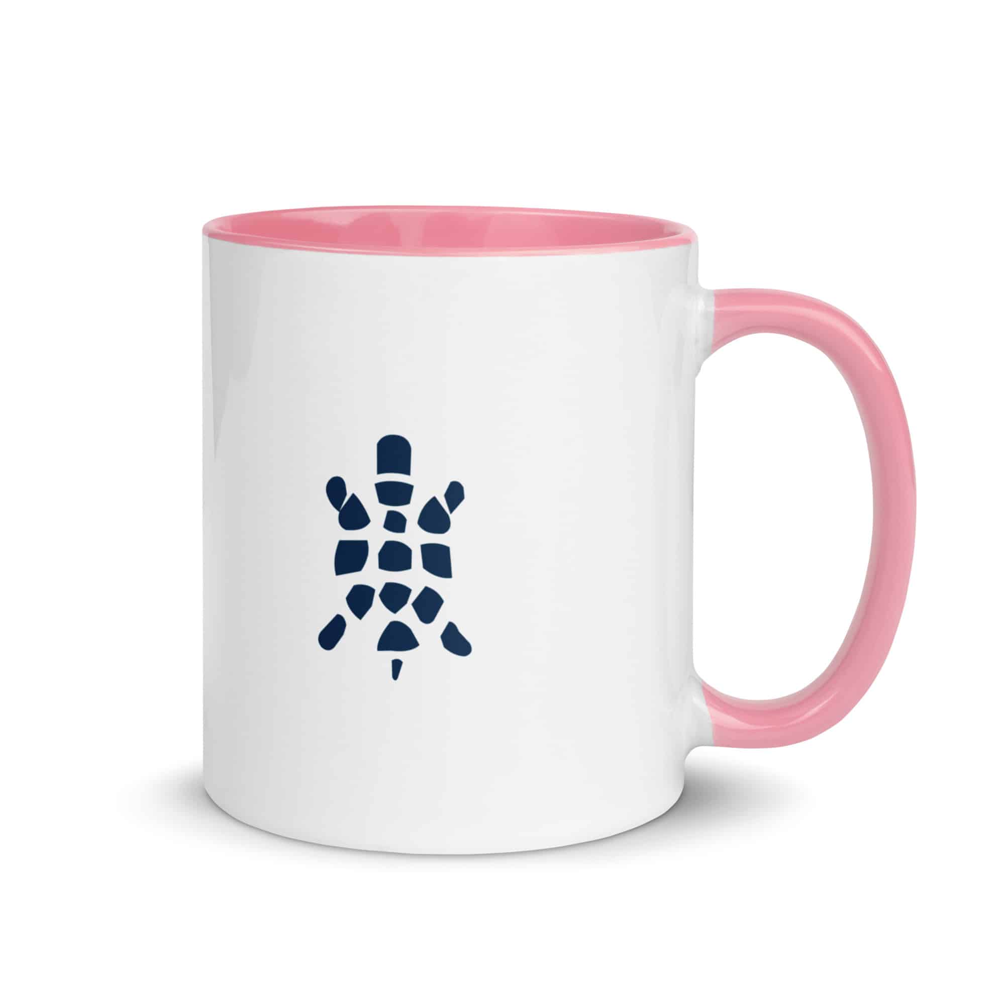 Navy Sheltowee Inspired Turtle Icon Color Inside Mug