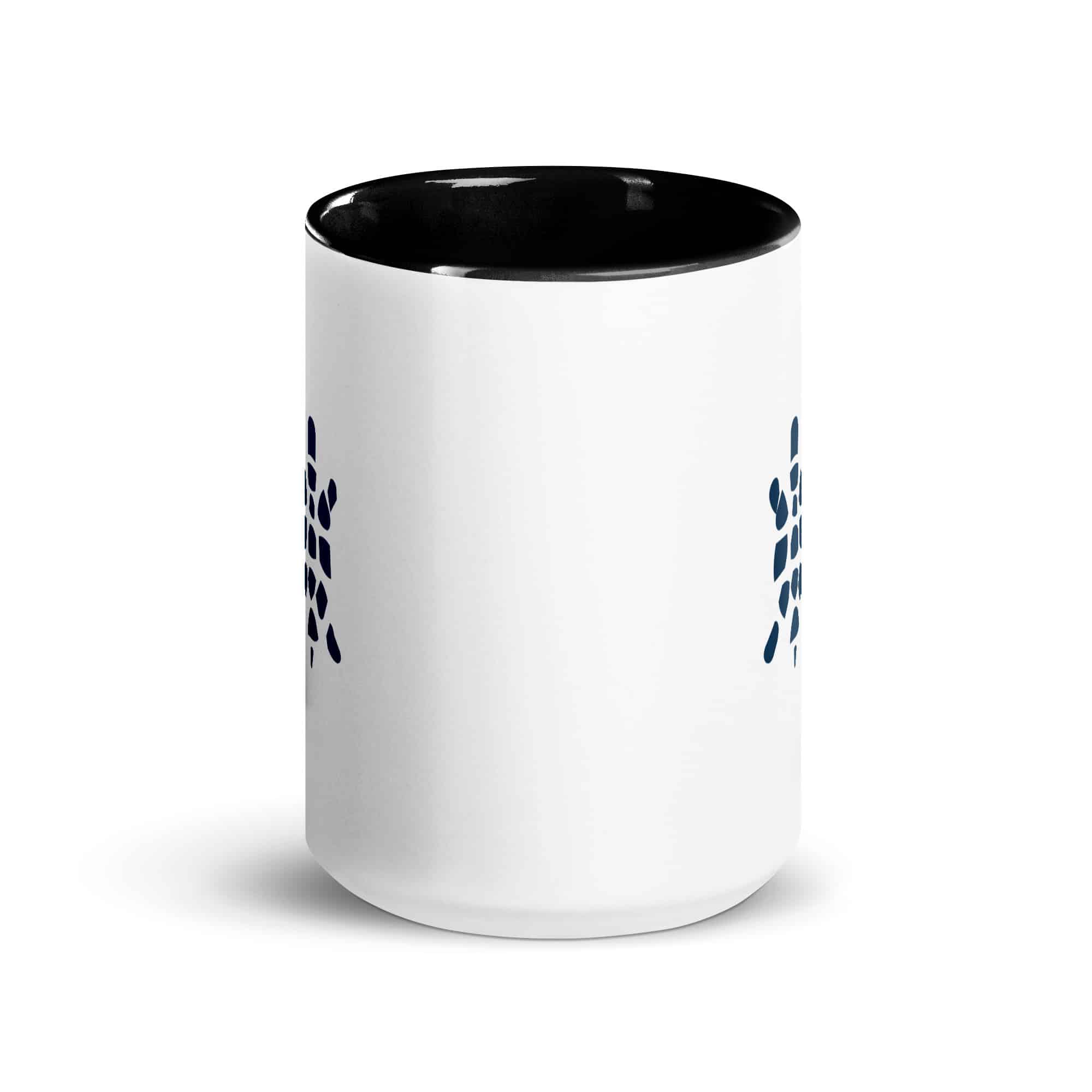 Navy Sheltowee Inspired Turtle Icon Color Inside Mug