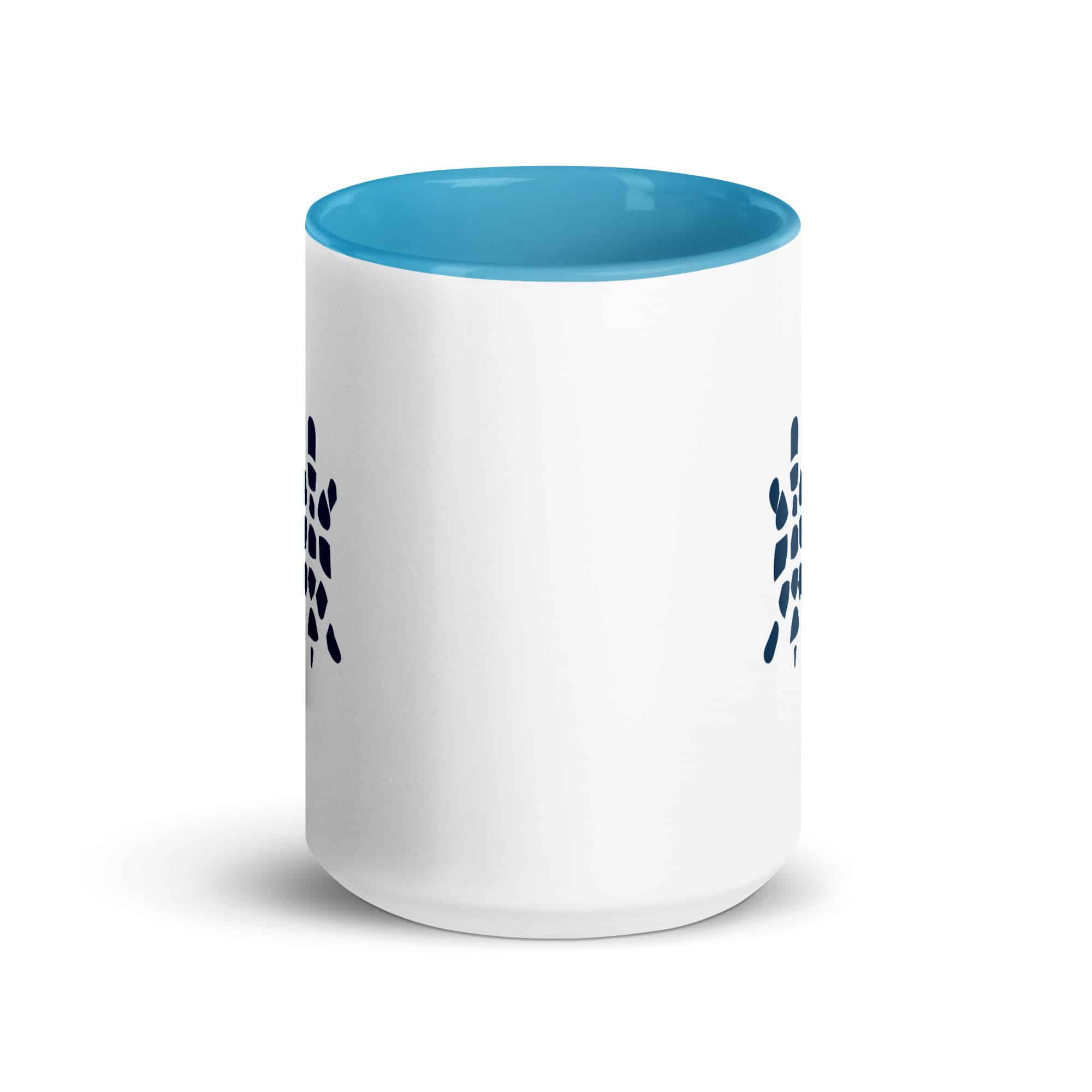 Navy Sheltowee Inspired Turtle Icon Color Inside Mug