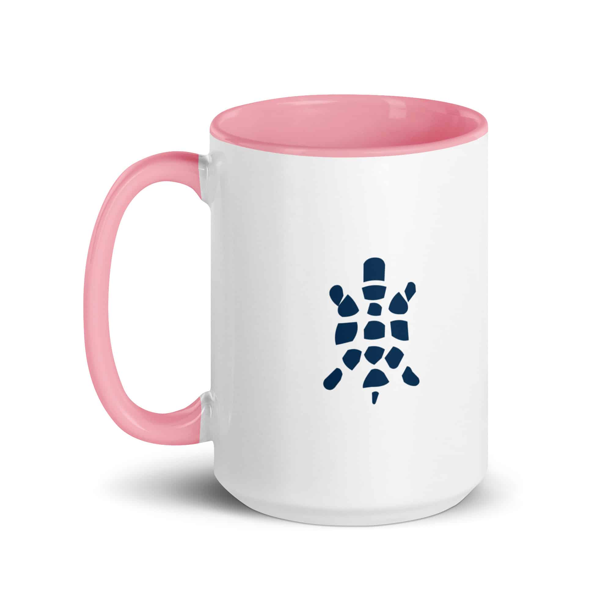 Navy Sheltowee Inspired Turtle Icon Color Inside Mug