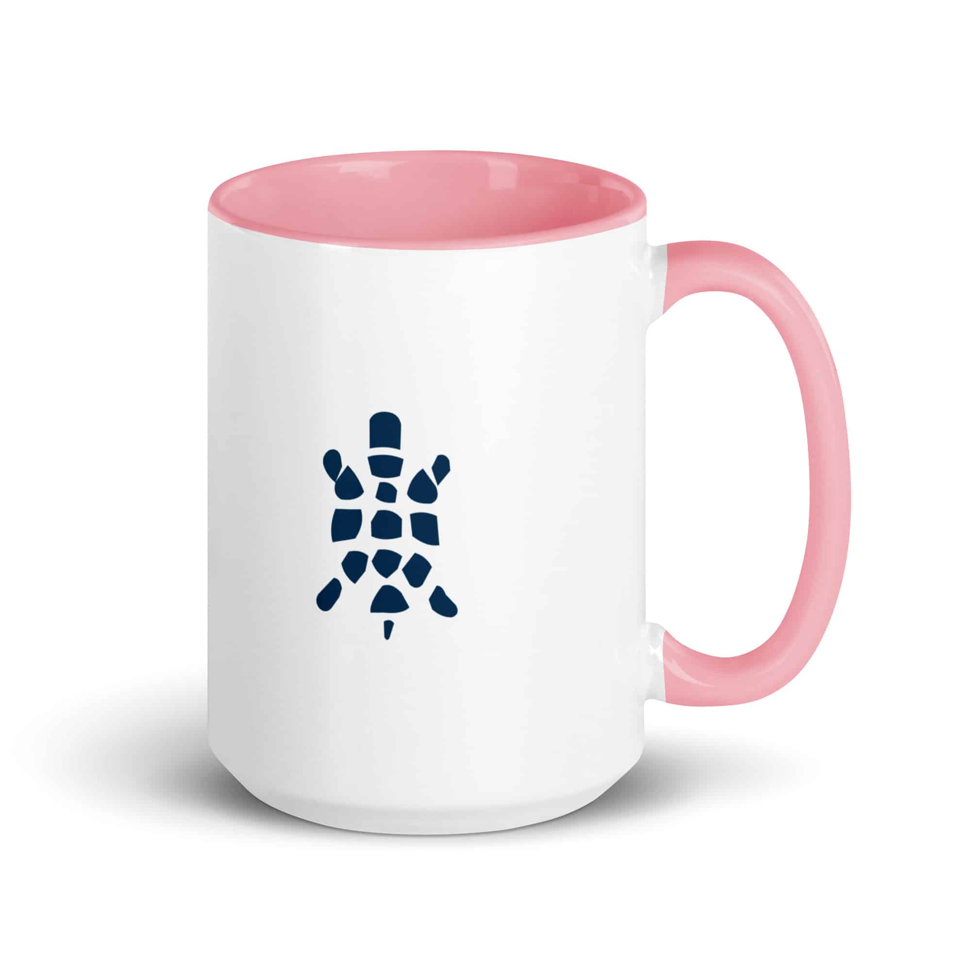 Navy Sheltowee Inspired Turtle Icon Color Inside Mug