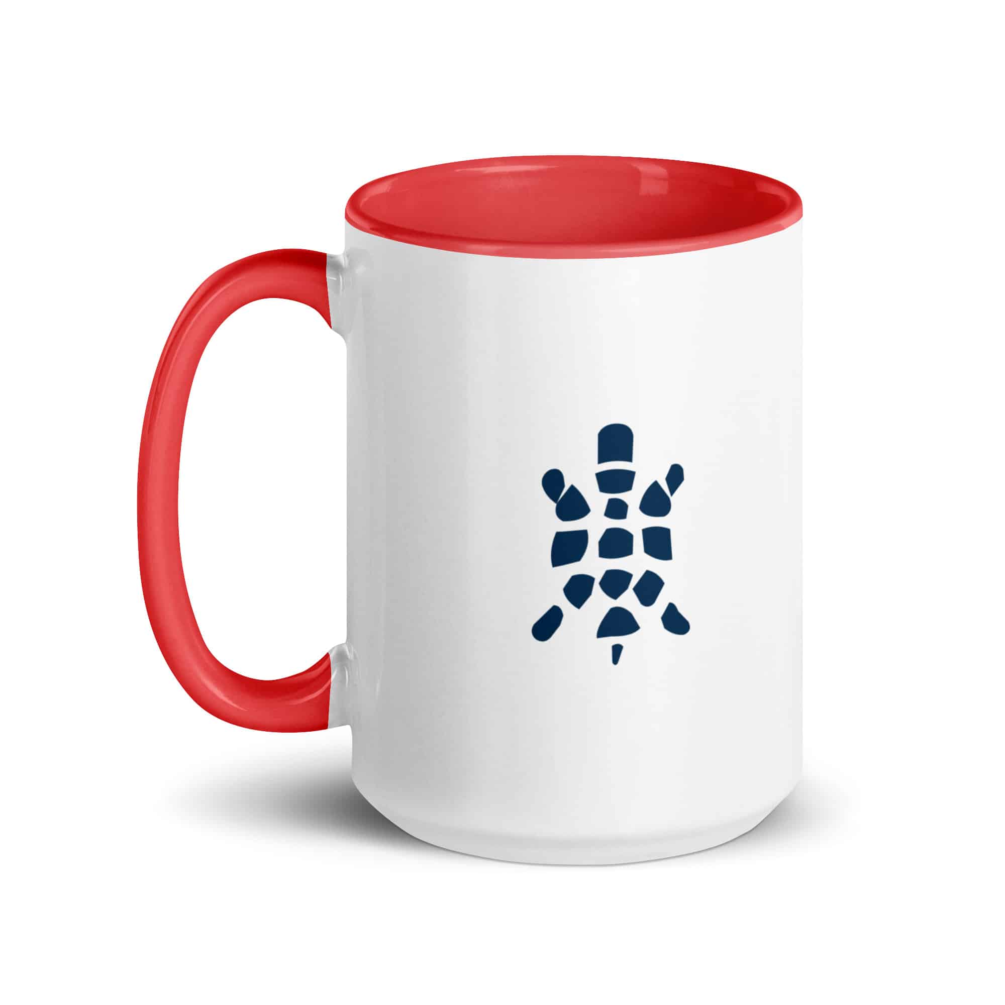Navy Sheltowee Inspired Turtle Icon Color Inside Mug
