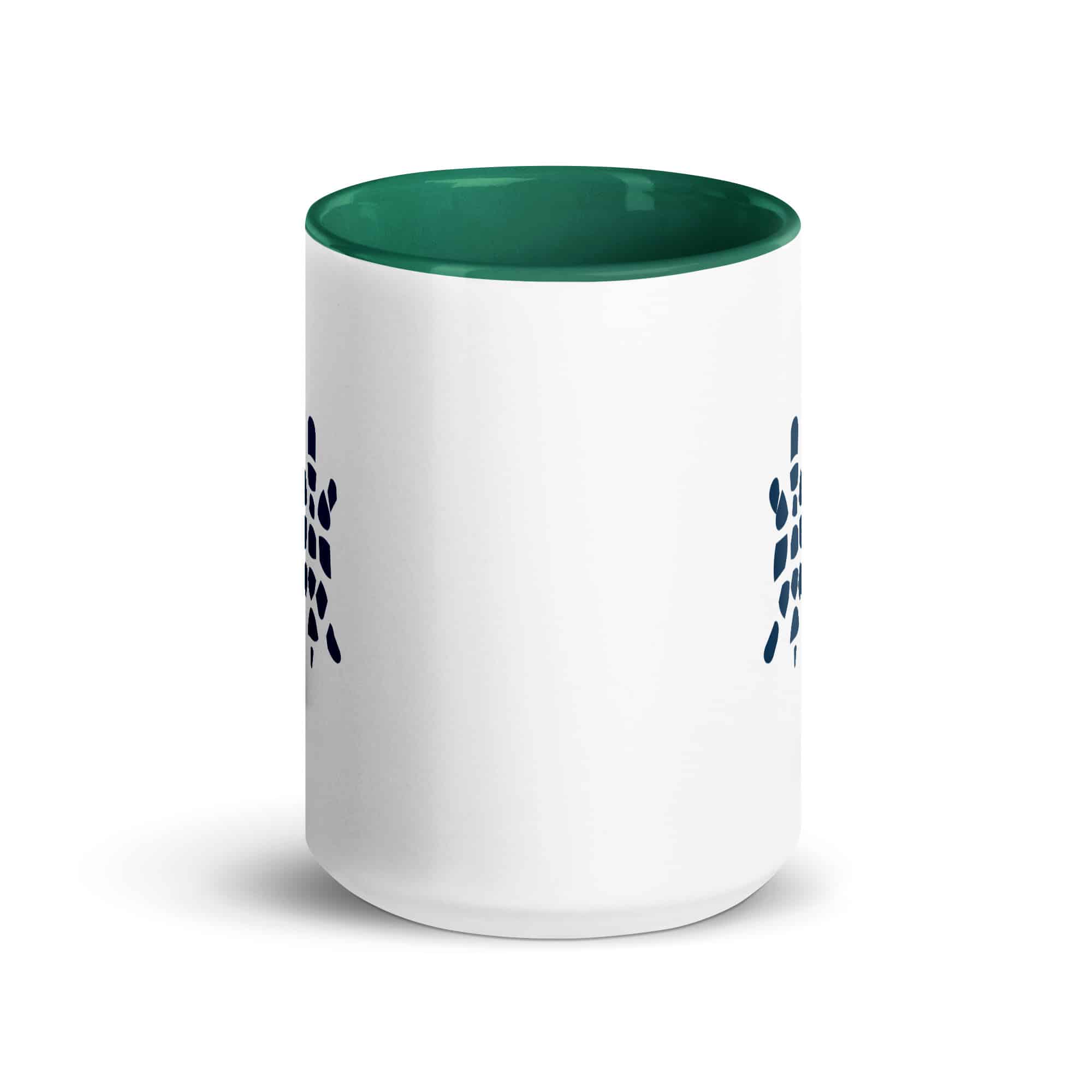 Navy Sheltowee Inspired Turtle Icon Color Inside Mug