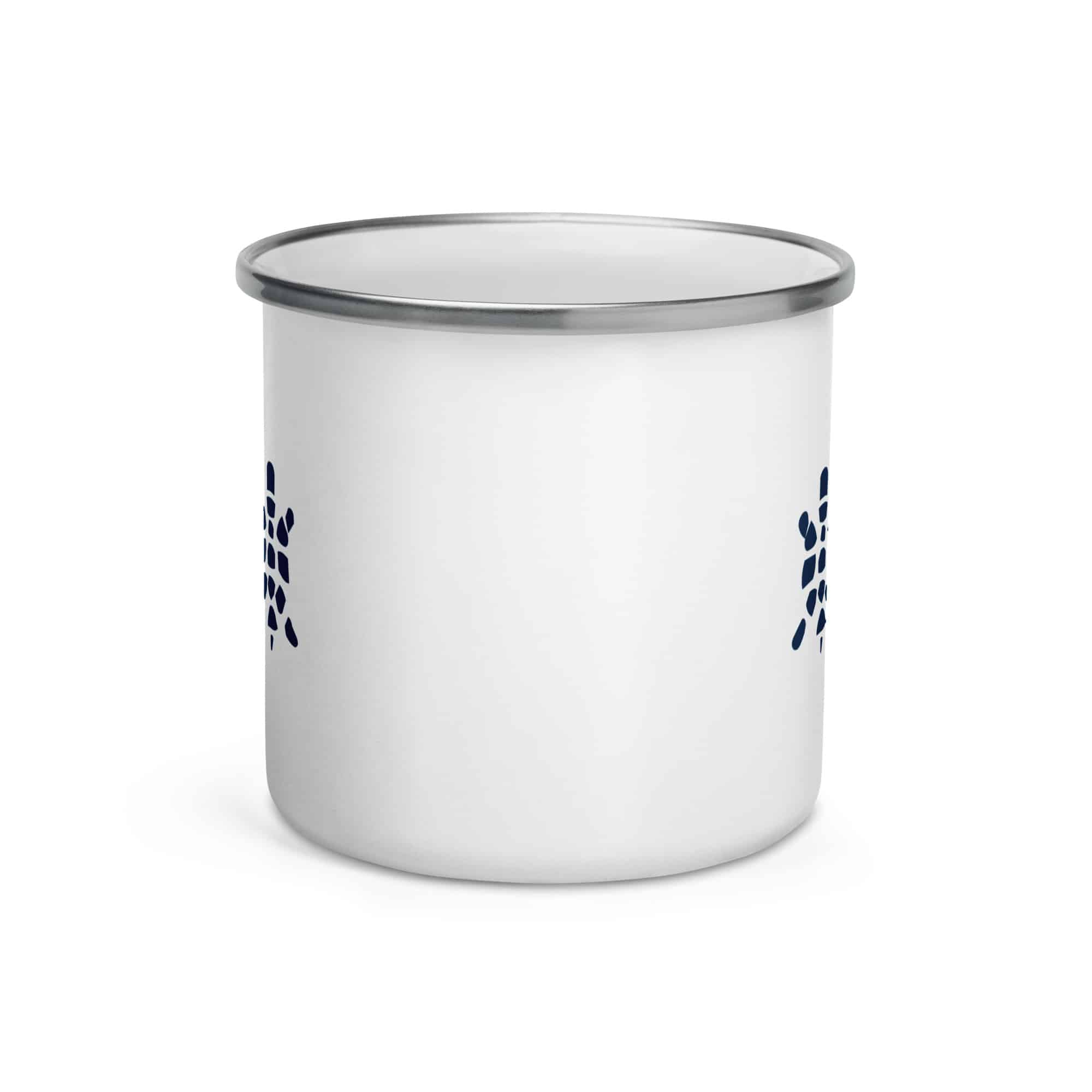 Sheltowee Trace Navy Turtle Icon Enamel Camp Mug