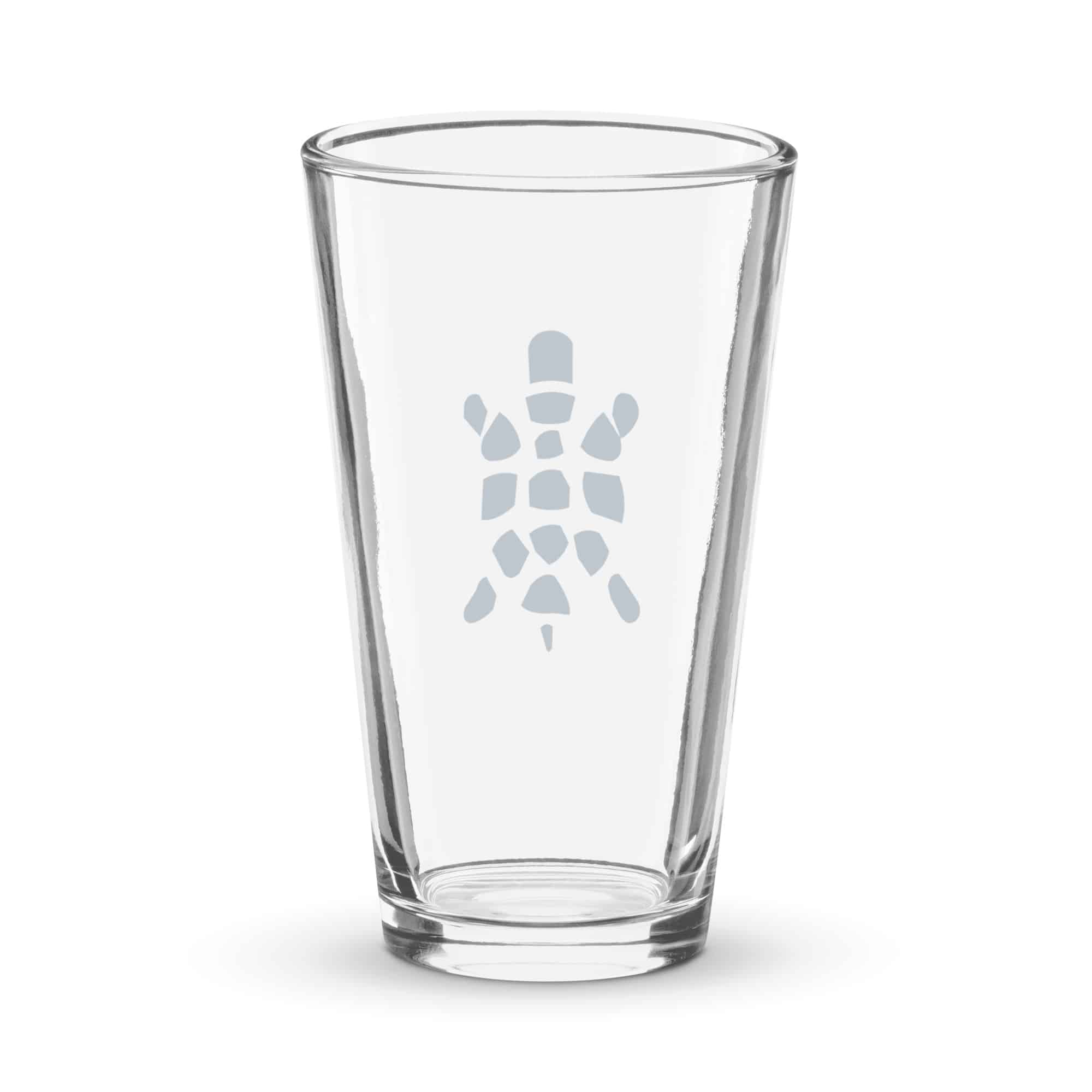 Navy Sheltowee Inspired Turtle Icon Pint Glass