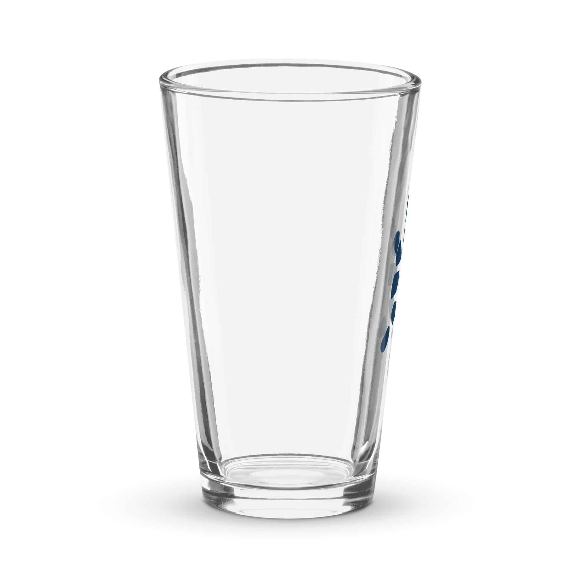 Navy Sheltowee Inspired Turtle Icon Pint Glass