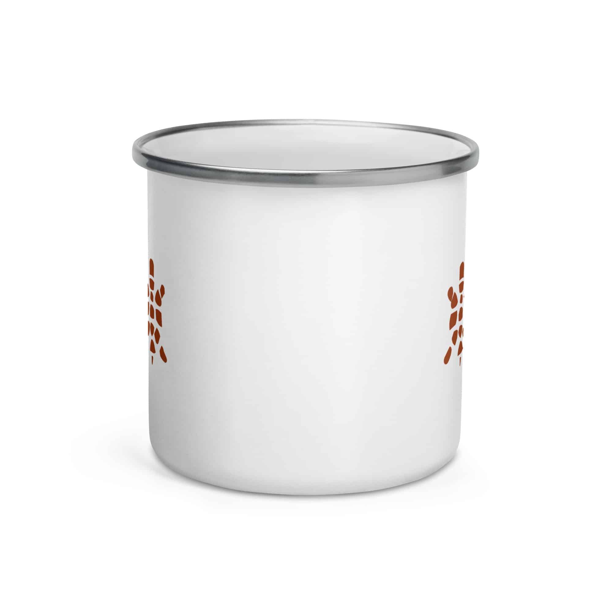 Sheltowee Trace Terracotta Turtle Icon Enamel Camp Mug