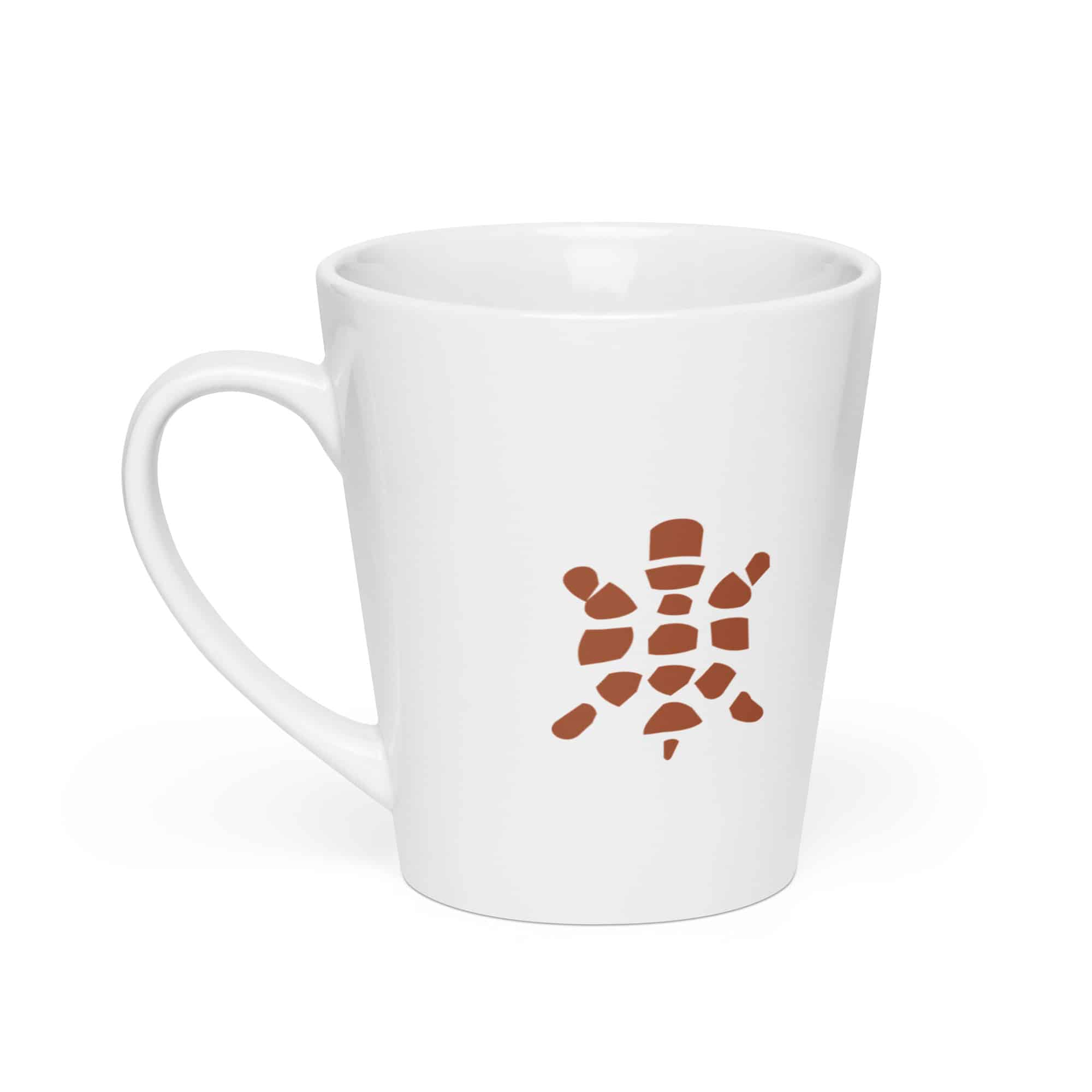 Sheltowee Trace Terracotta Turtle Icon Latte Mug